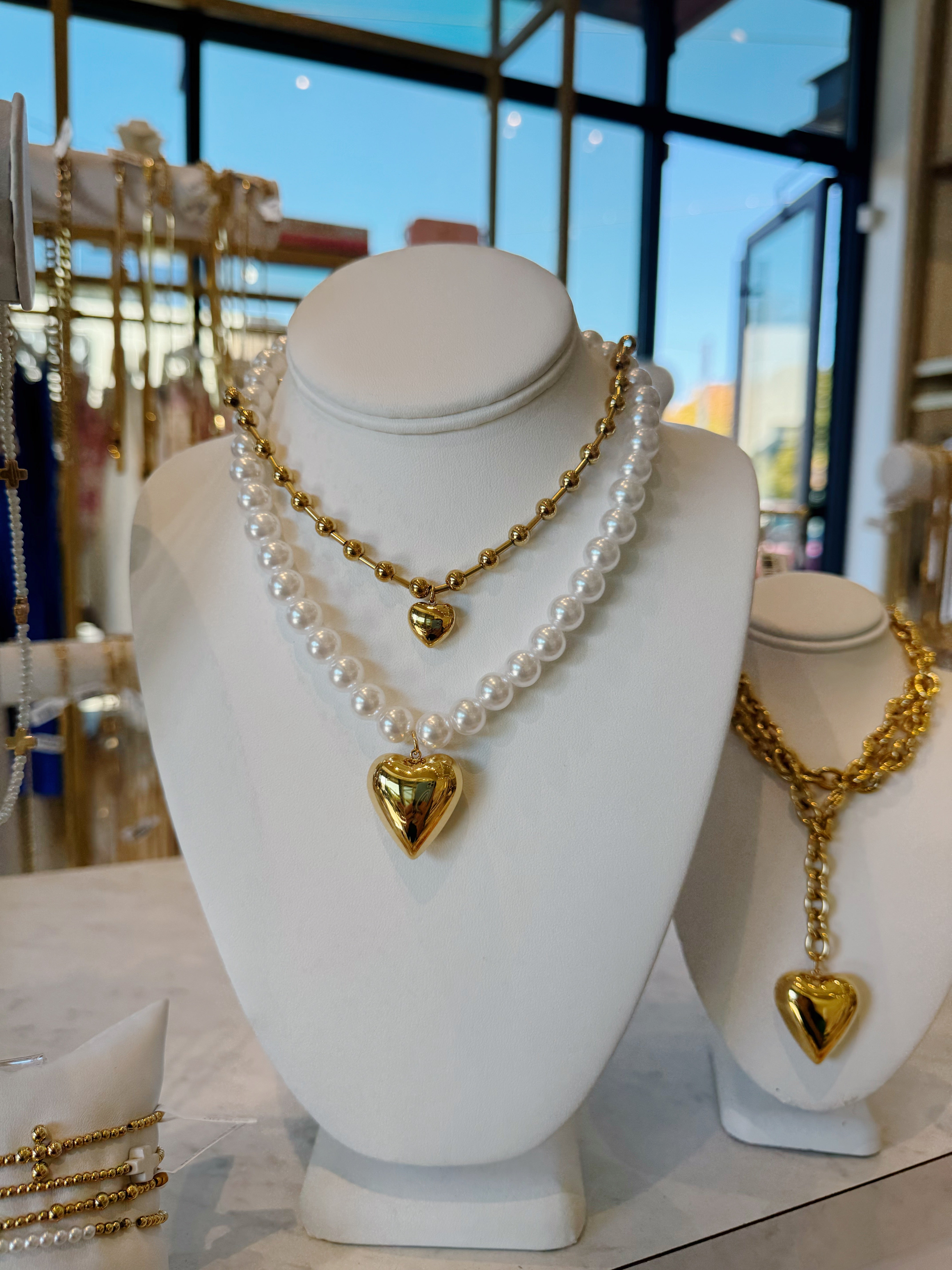 Pearl Heart Necklace