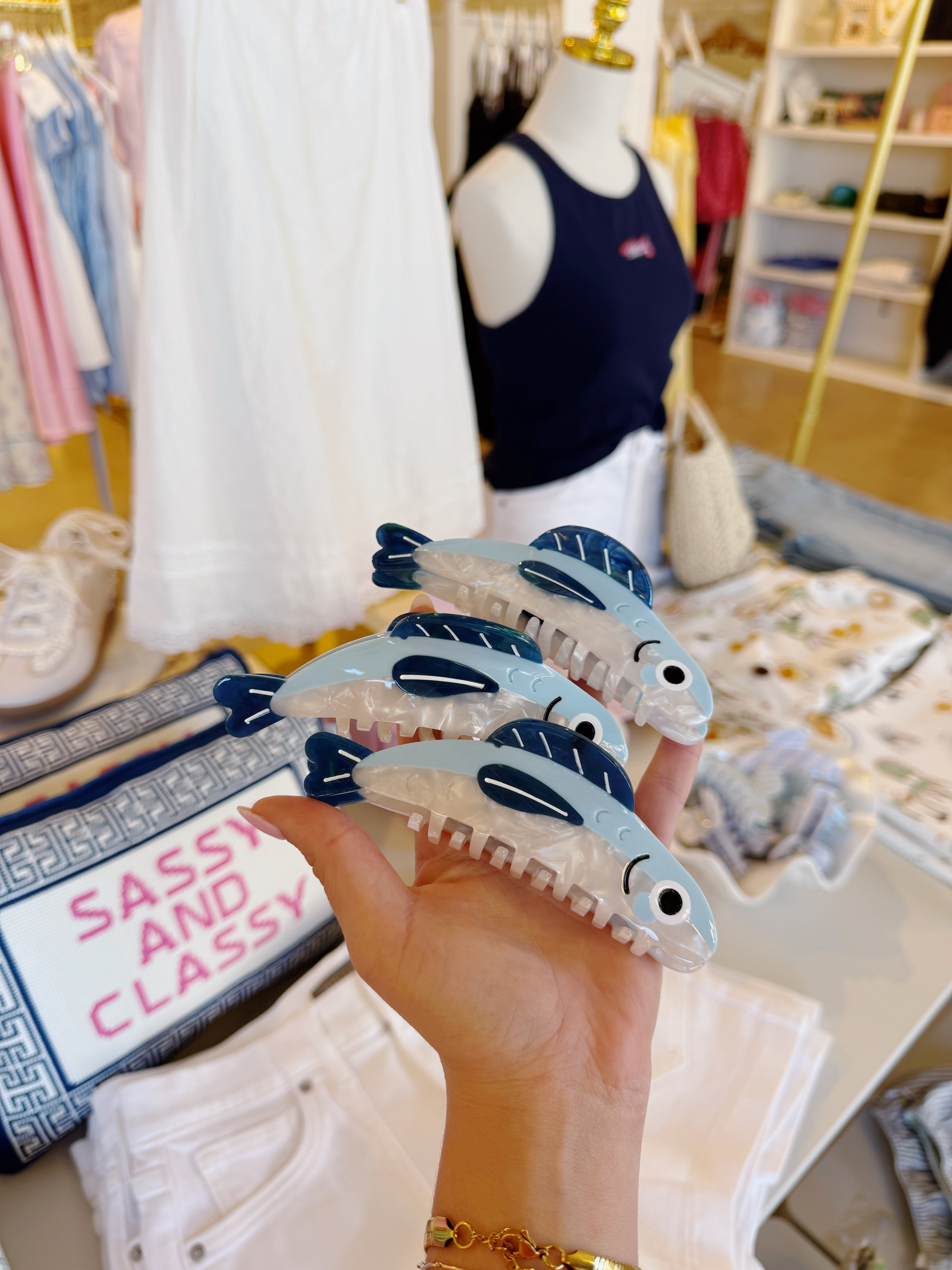 Sardine Hair Claw Clip