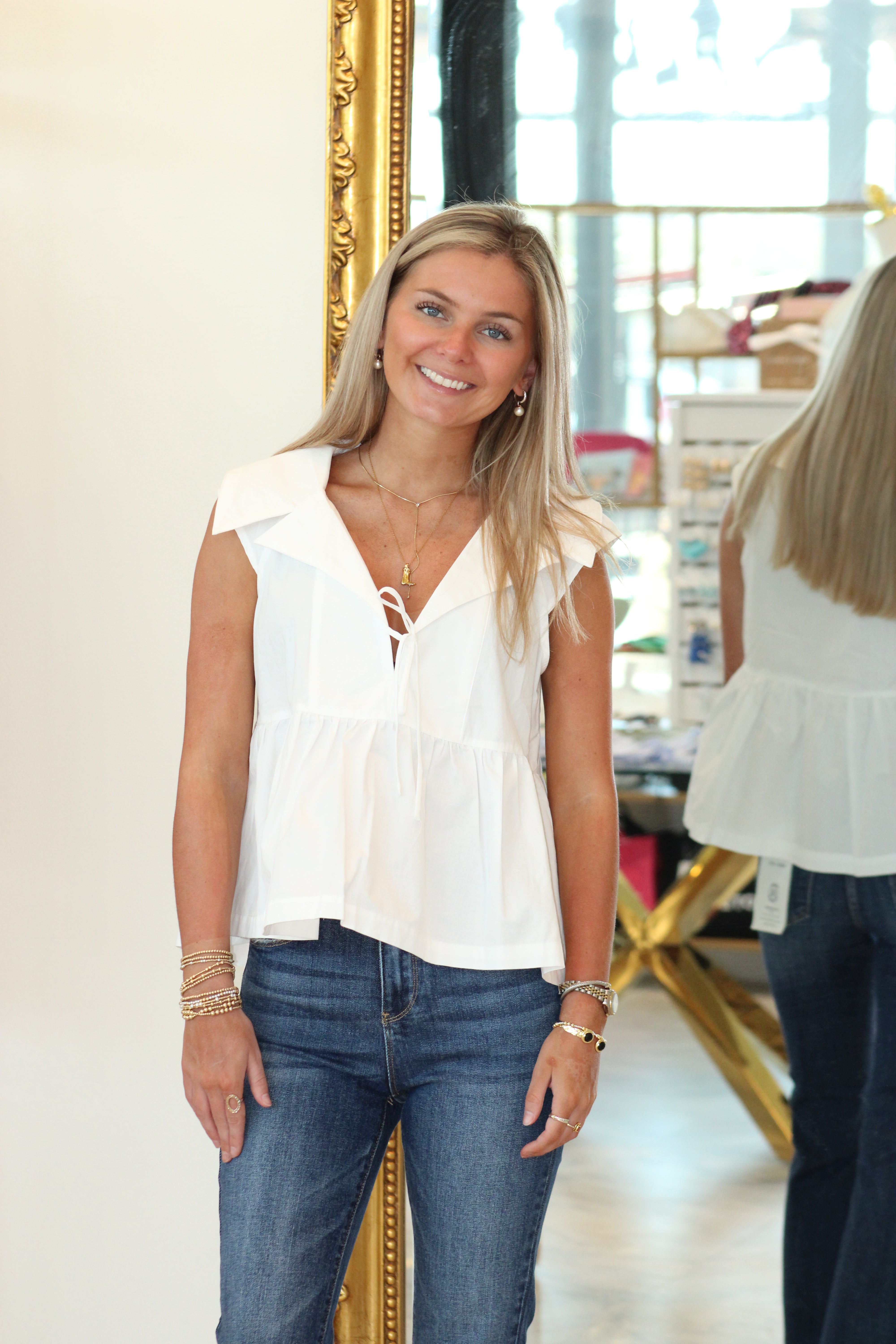 True Colors Top - White