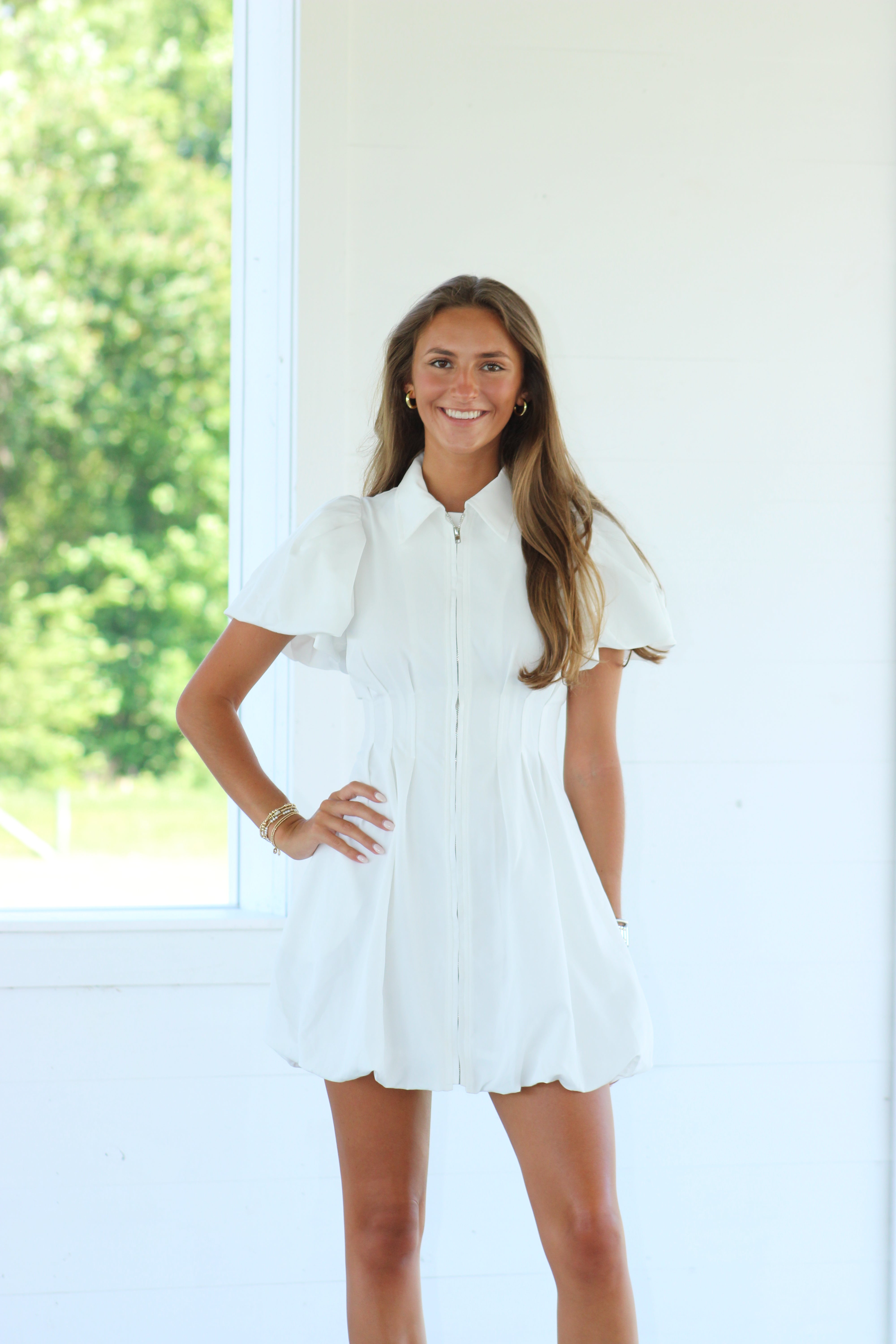 Handle On You Mini Dress - White