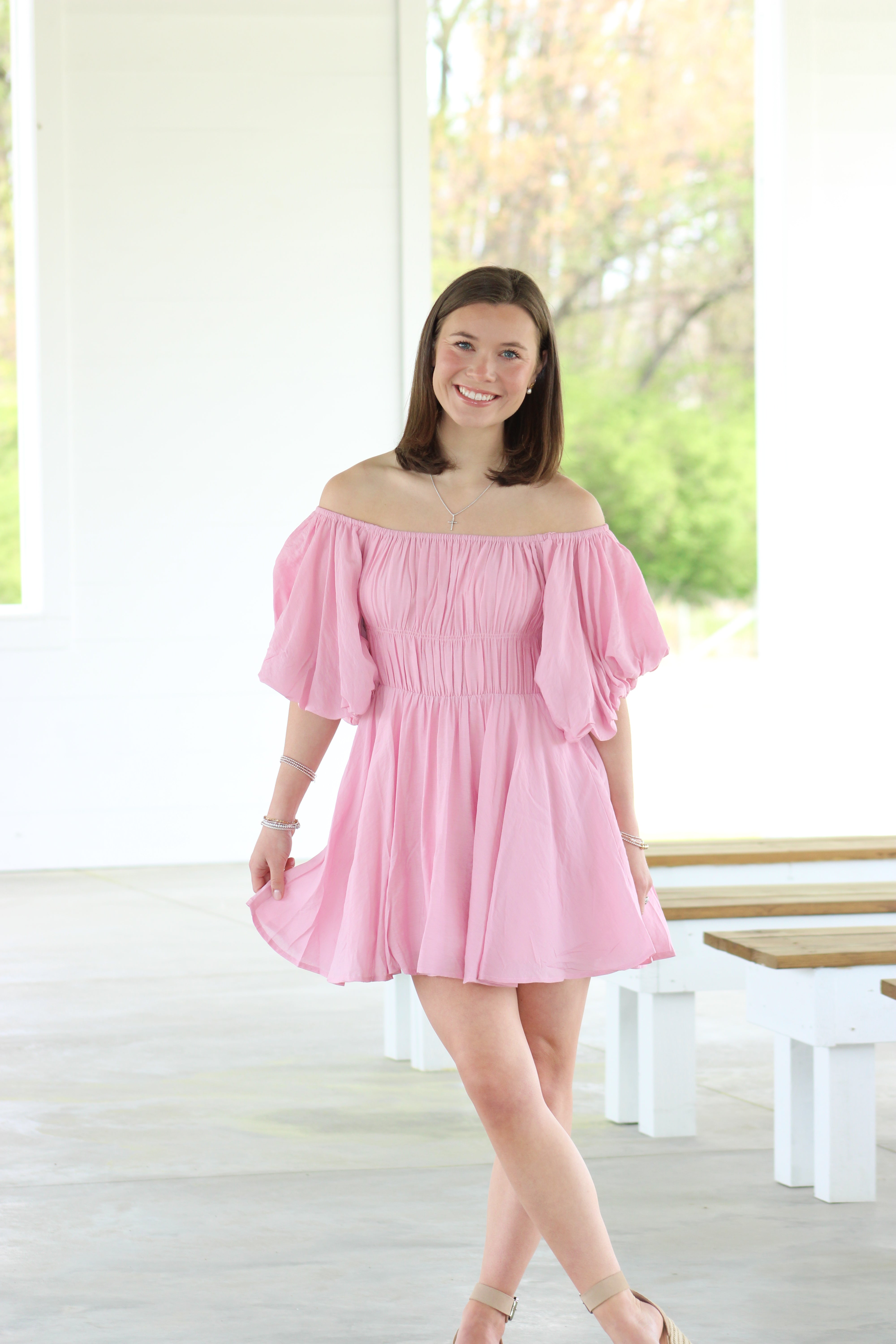Sugarland Mini Dress - Light Pink