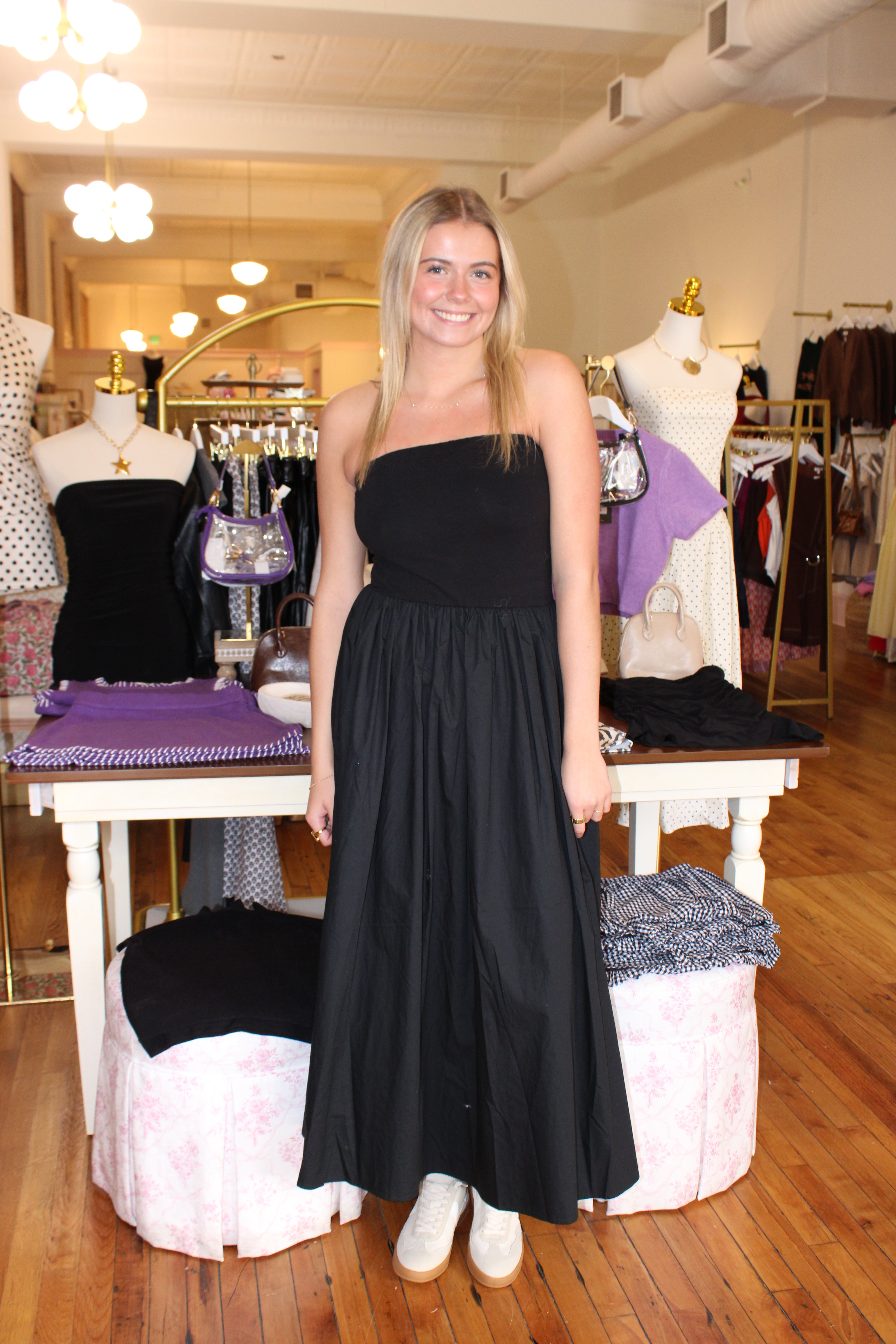 Bailey Midi Dress - Black