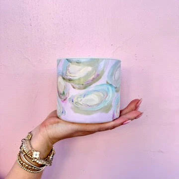 Palm Beach Oyster Candle - Pink