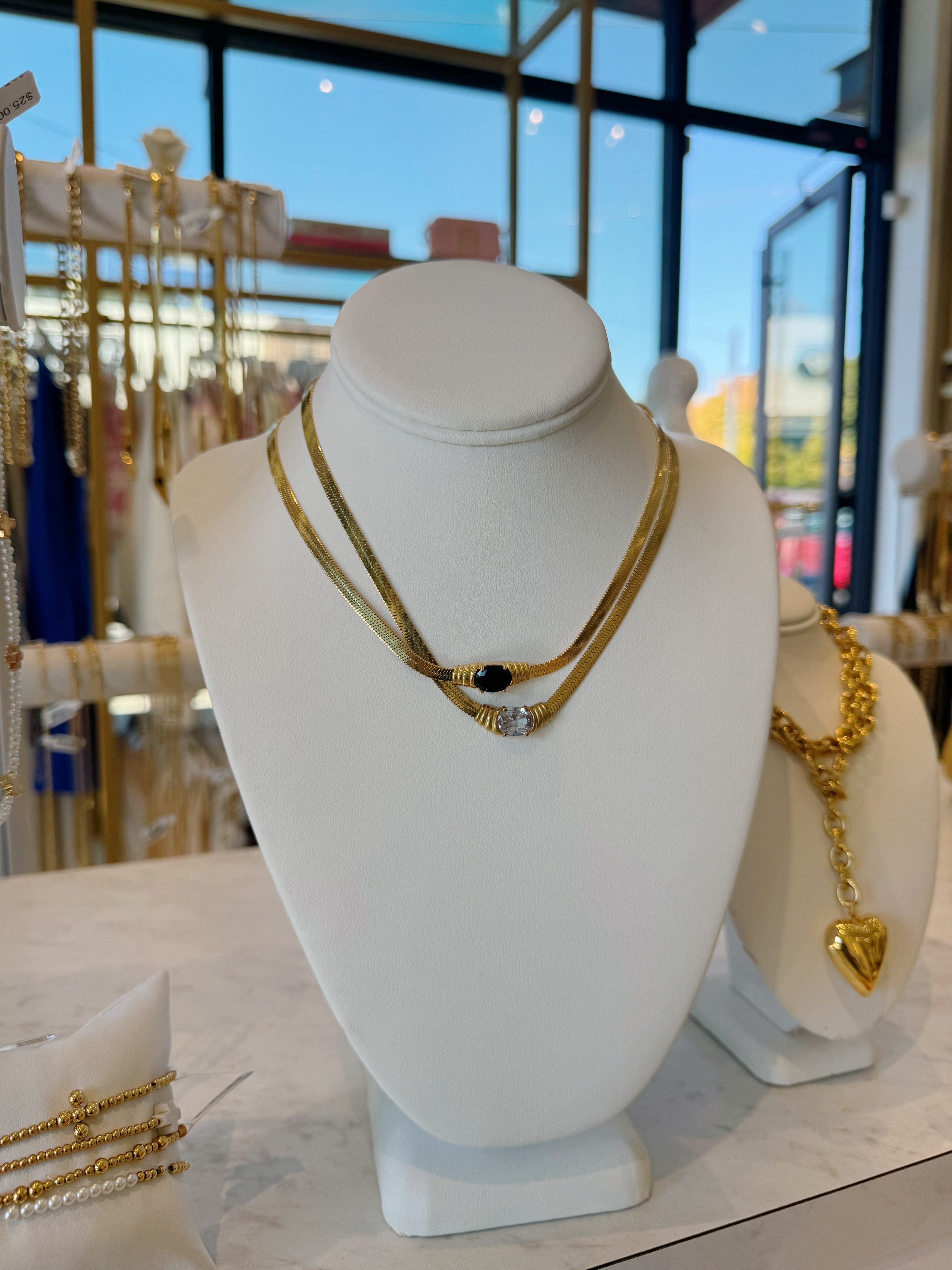 Elizabeth Necklace - Clear