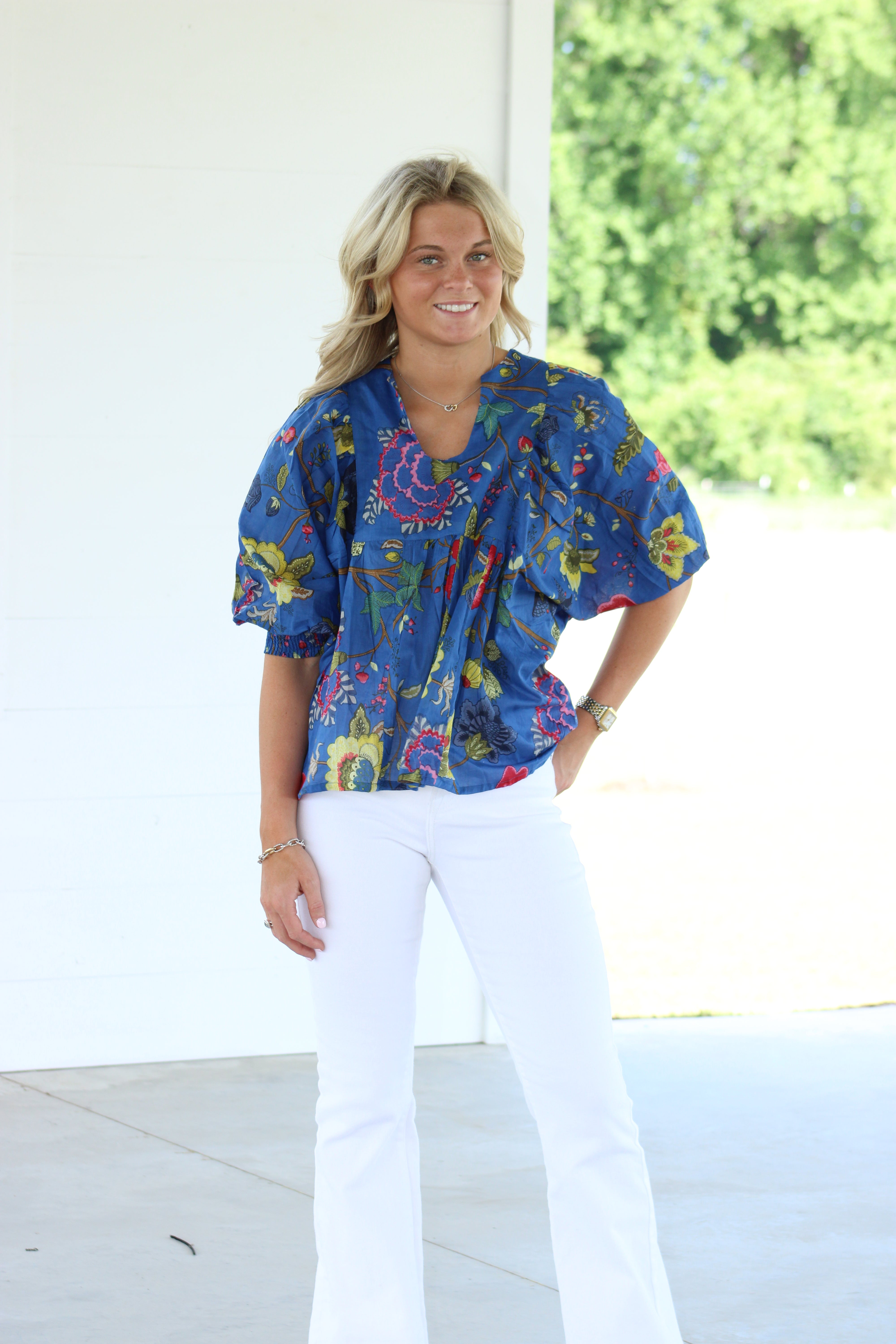 Lorilei Top - Periwinkle