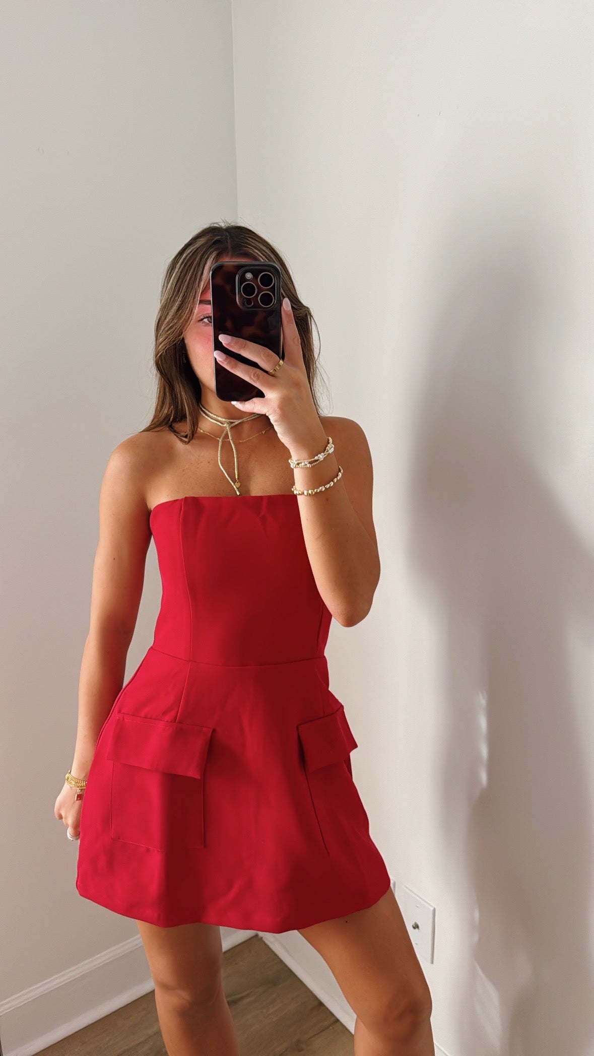 Out All Night Mini Dress - Cherry Cola