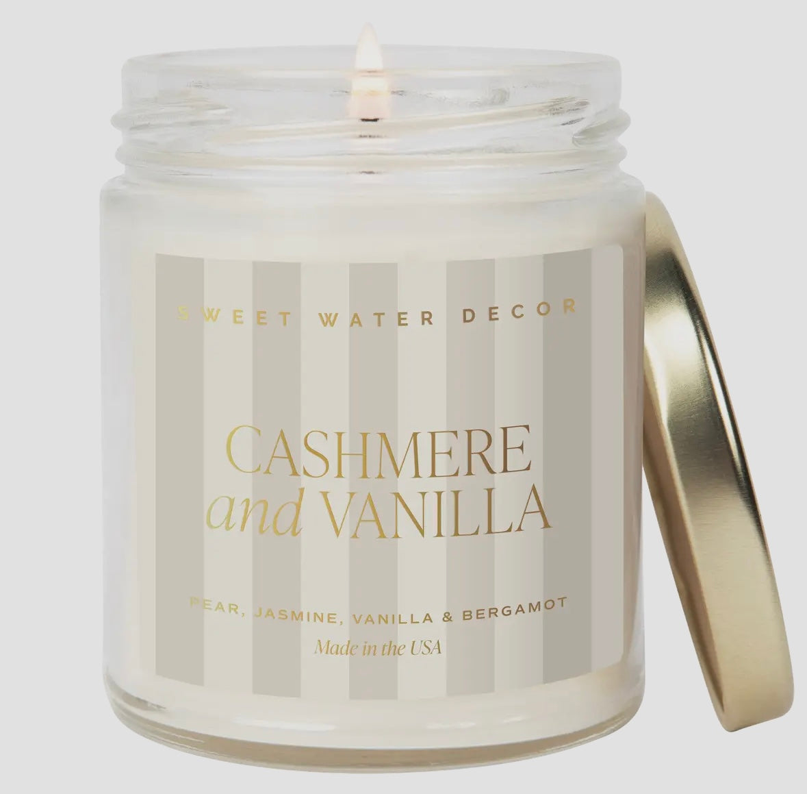 Cashmere and Vanilla 9oz Soy Candle