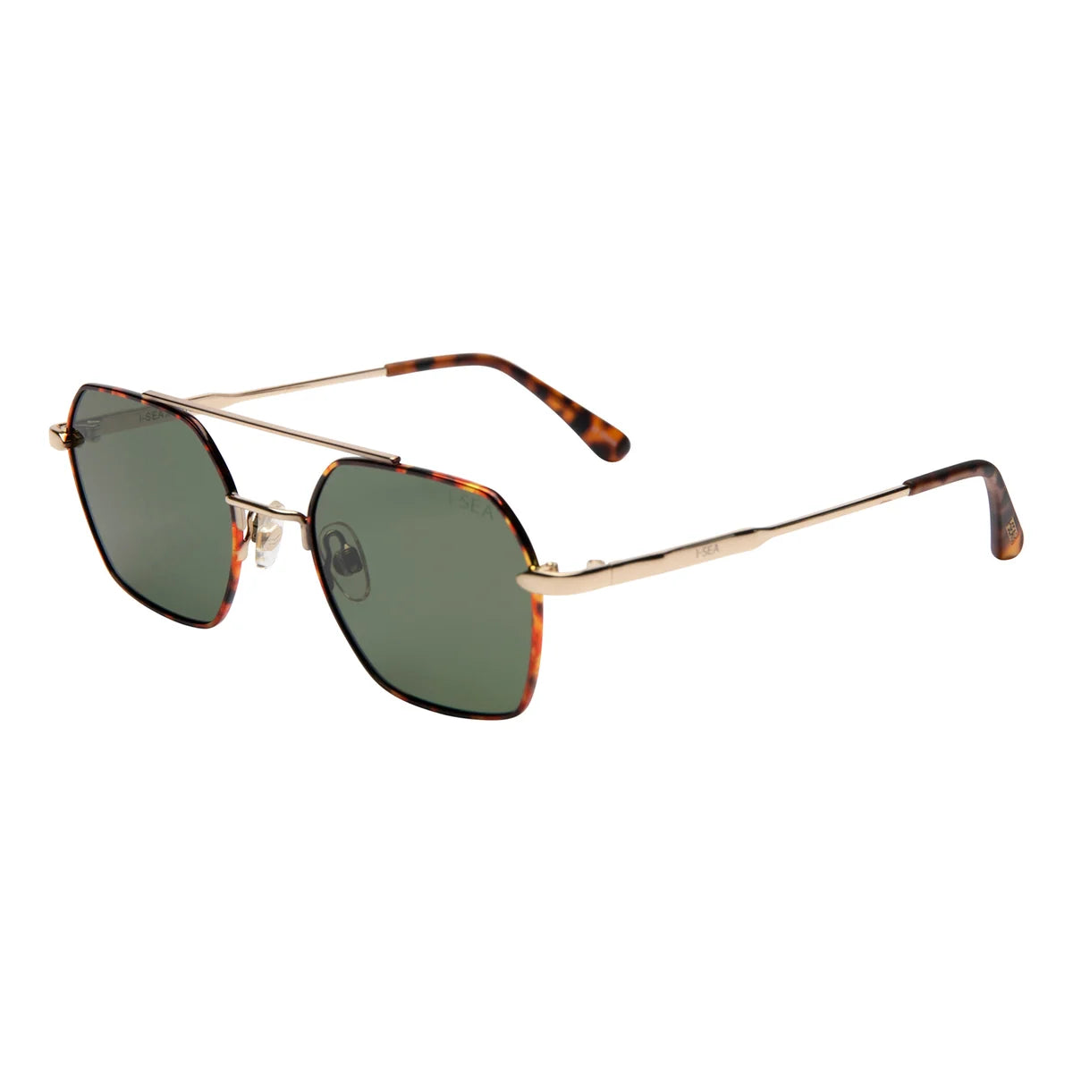 Sara Sunglasses - TORT/OLIVE POLARIZED LENS