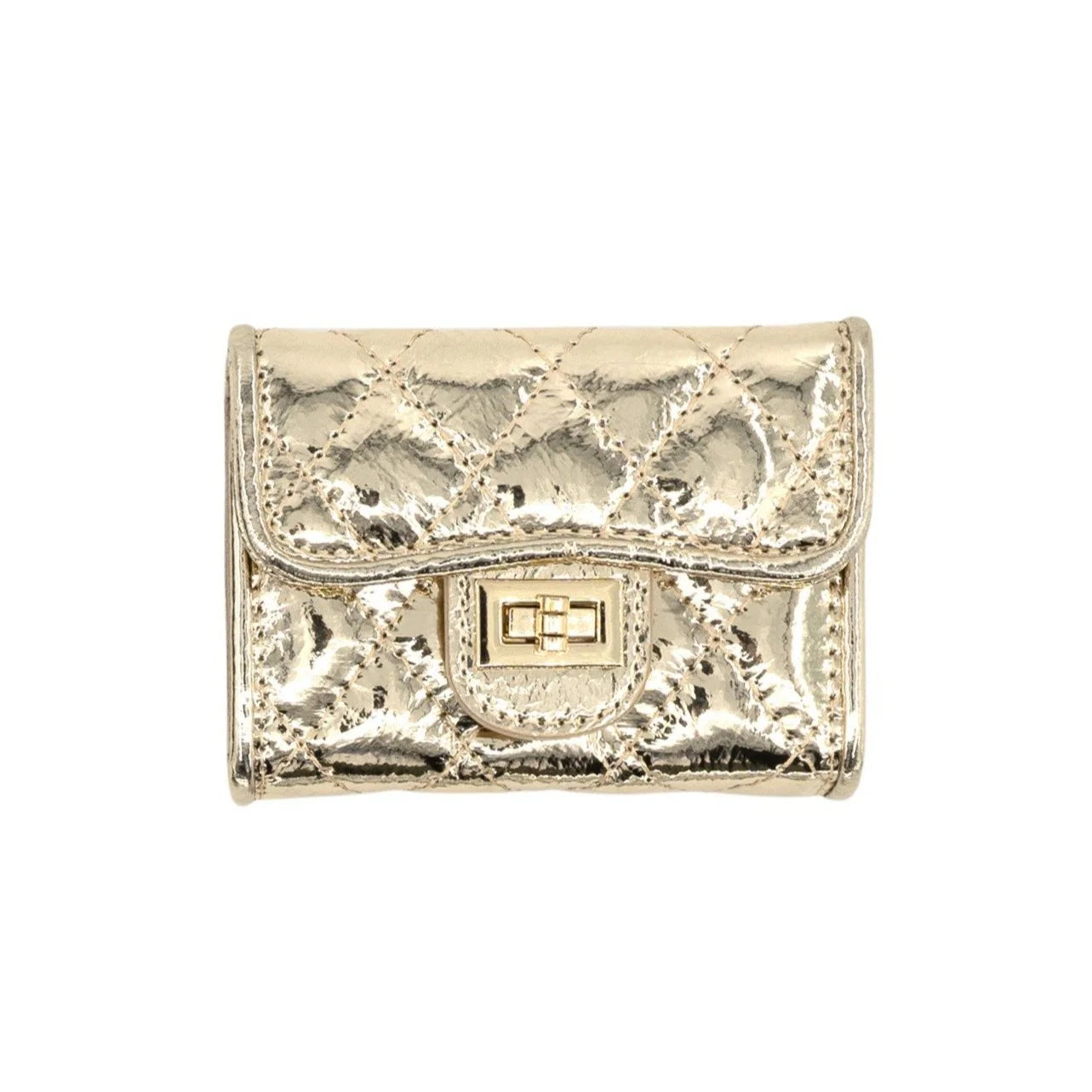 Gold Card Holder Wallet