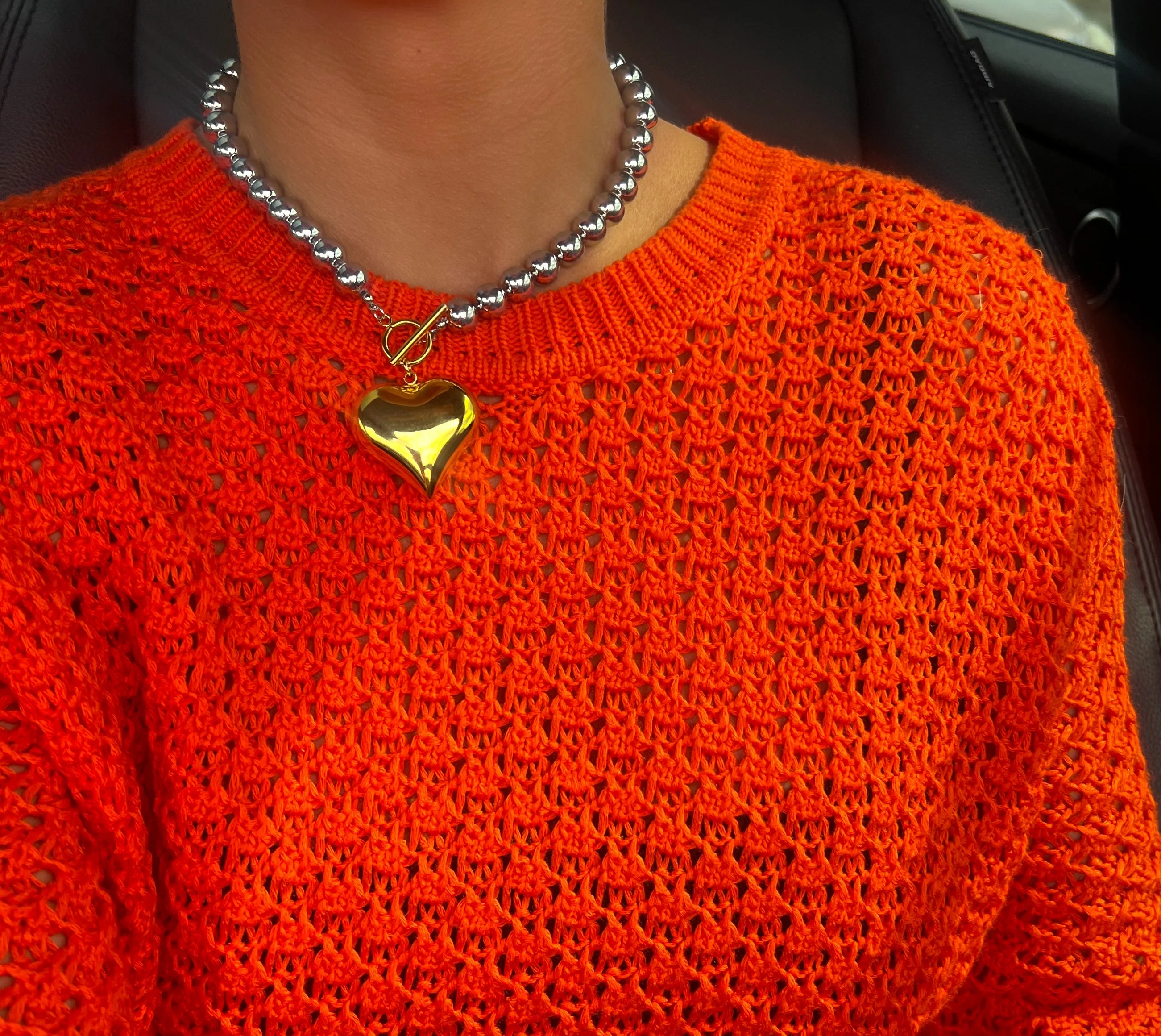 Glam Necklace - Two Toned