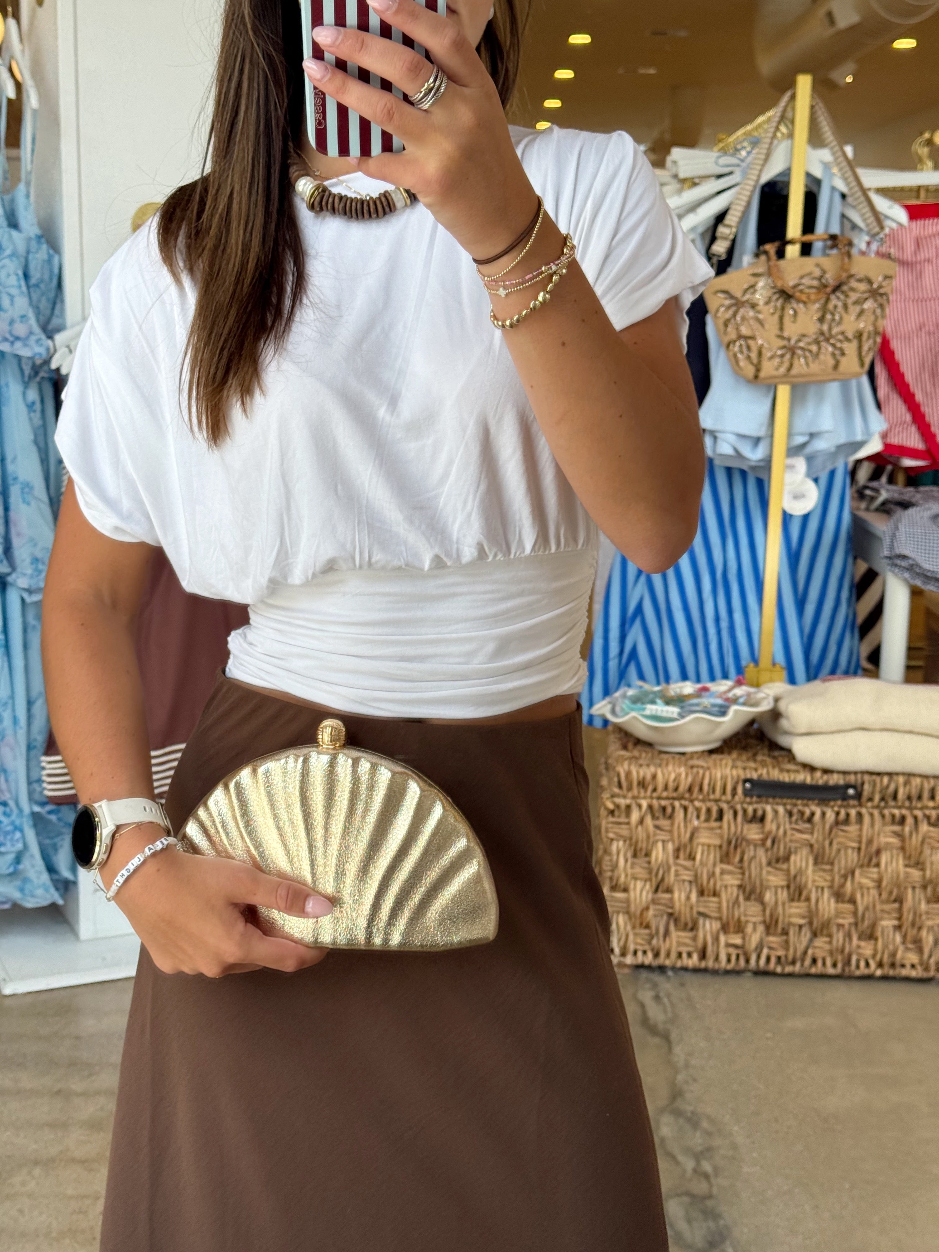 Gold Evening Clutch