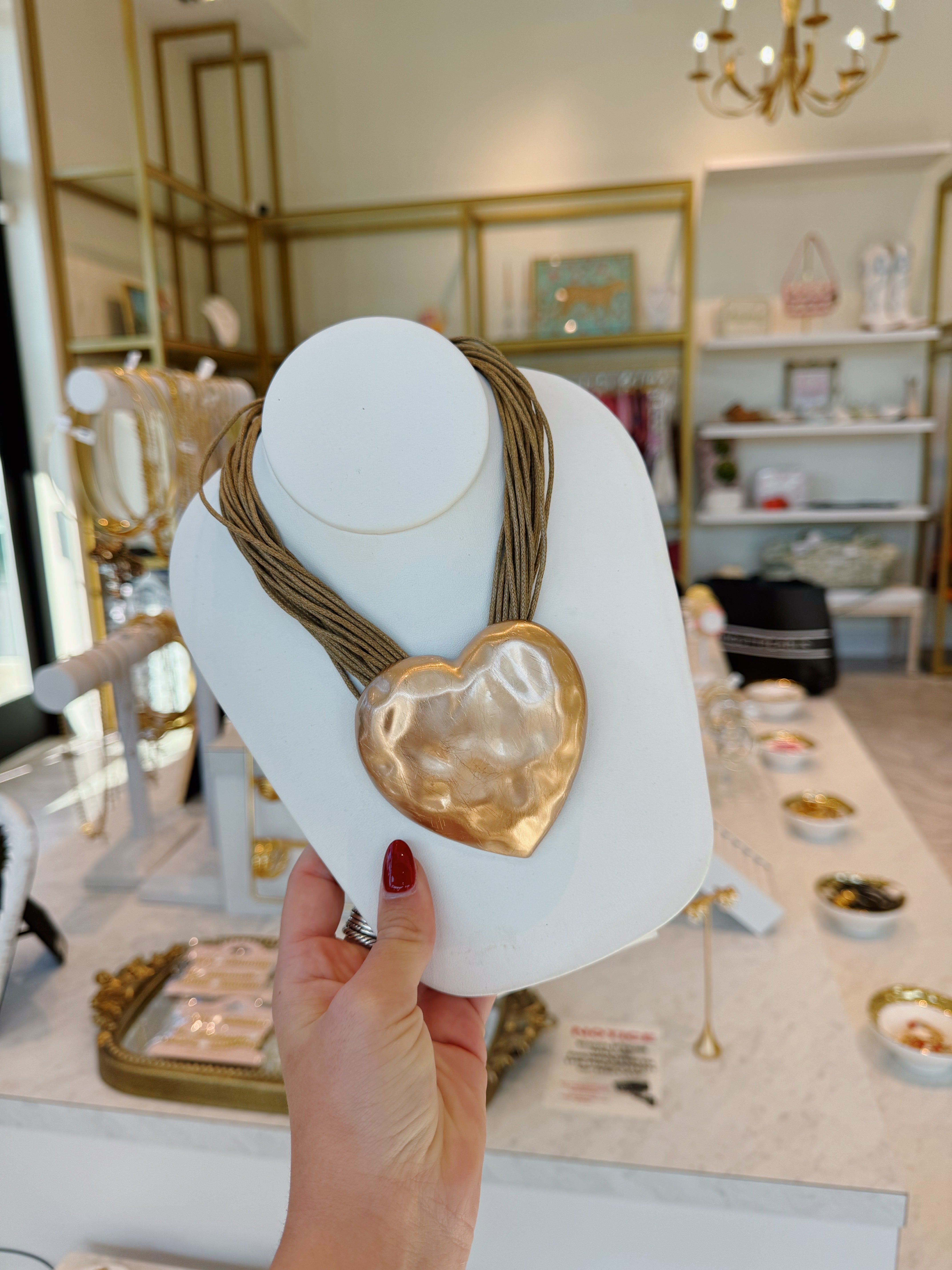 Wild Love Statement Heart Necklace