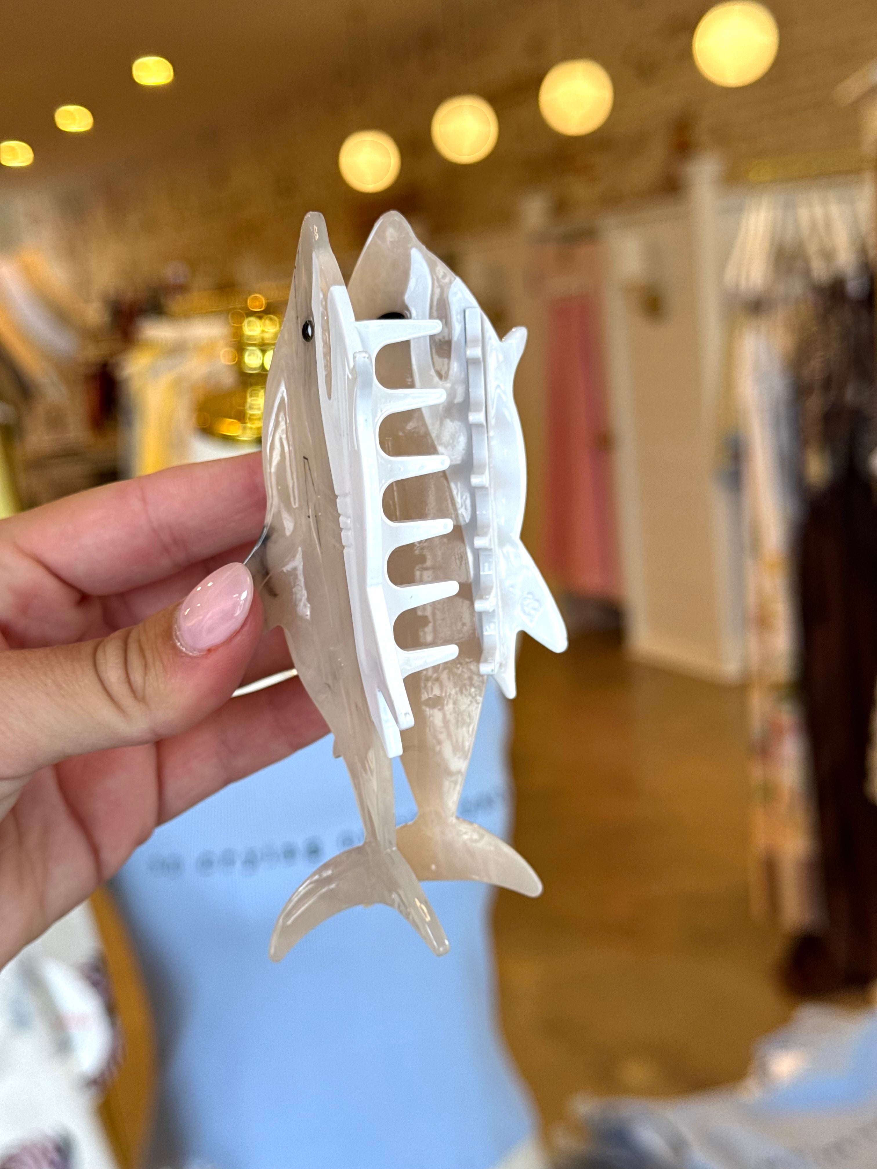 Shark Hair Claw - Brown