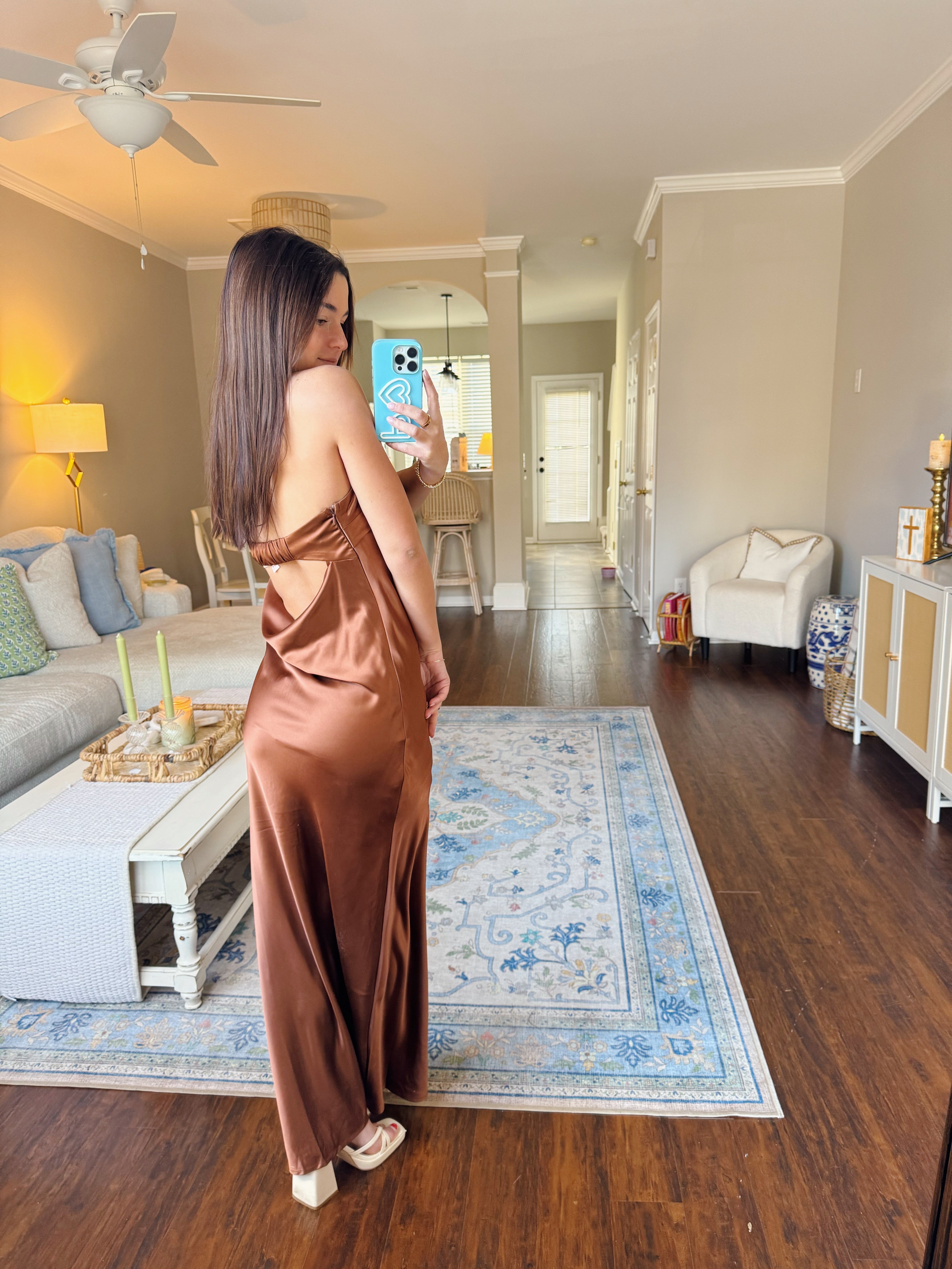 Precious Soul Maxi Dress - Brown