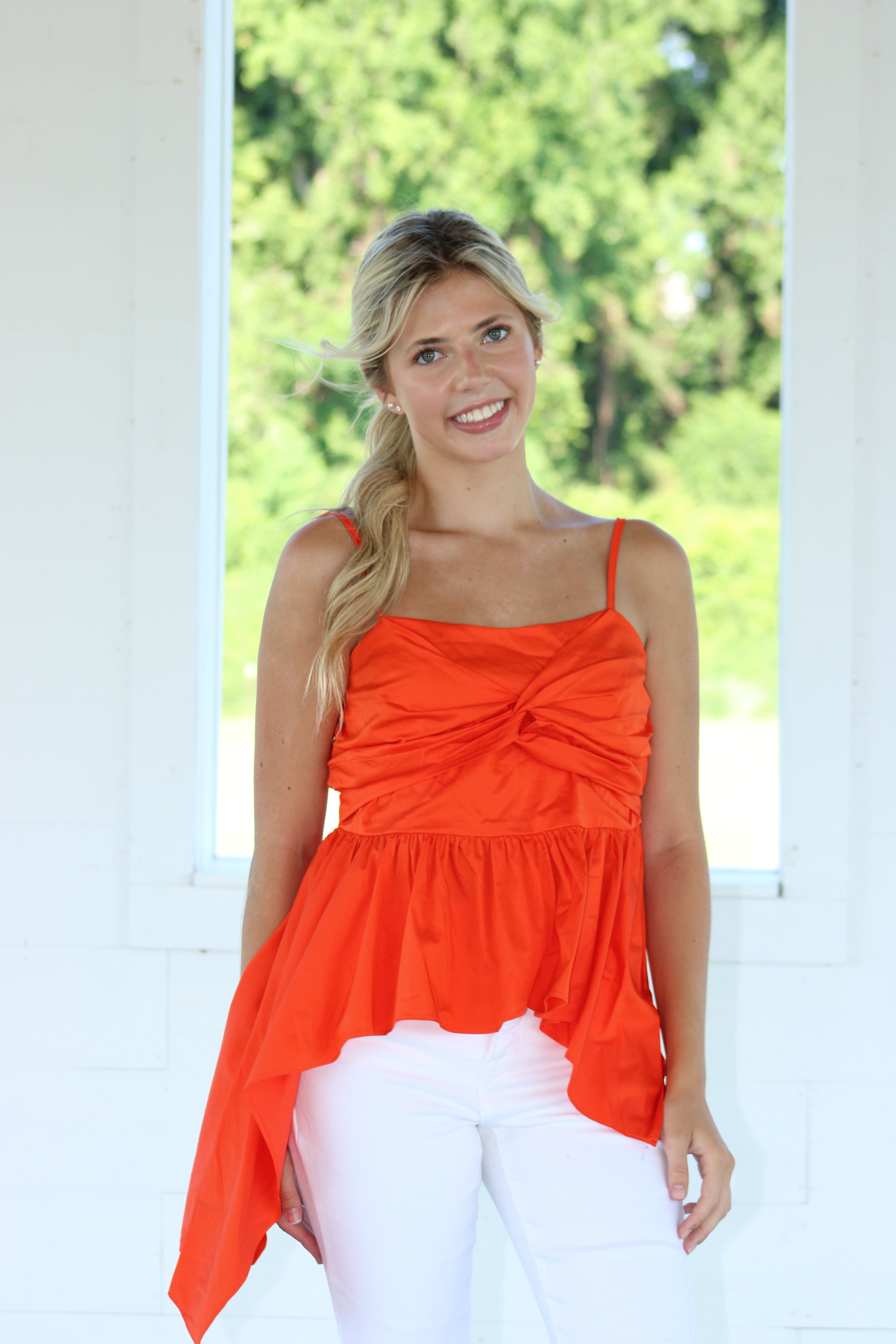 In The Villa Top - Orange