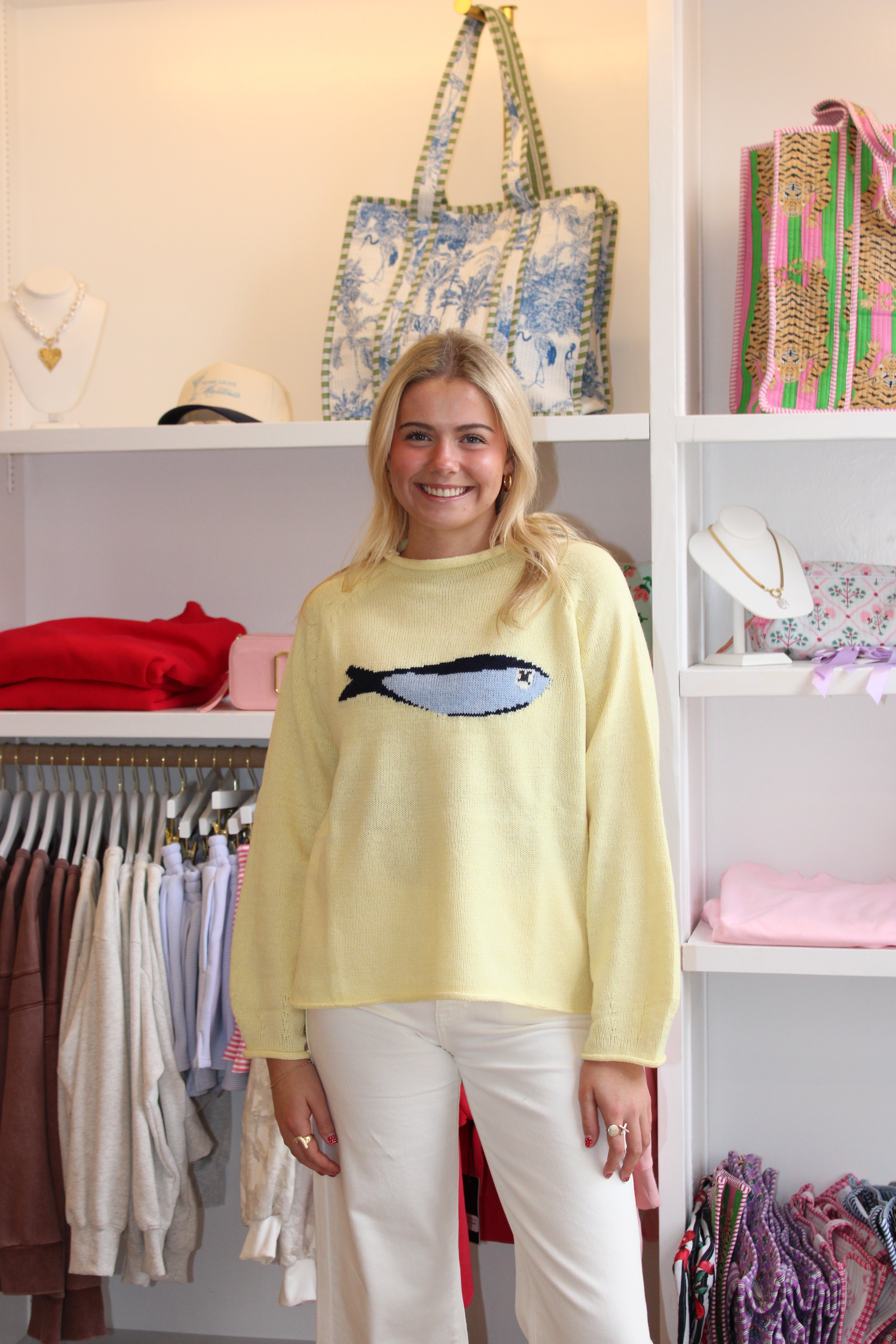 Lake Vacation Sweater - Butter