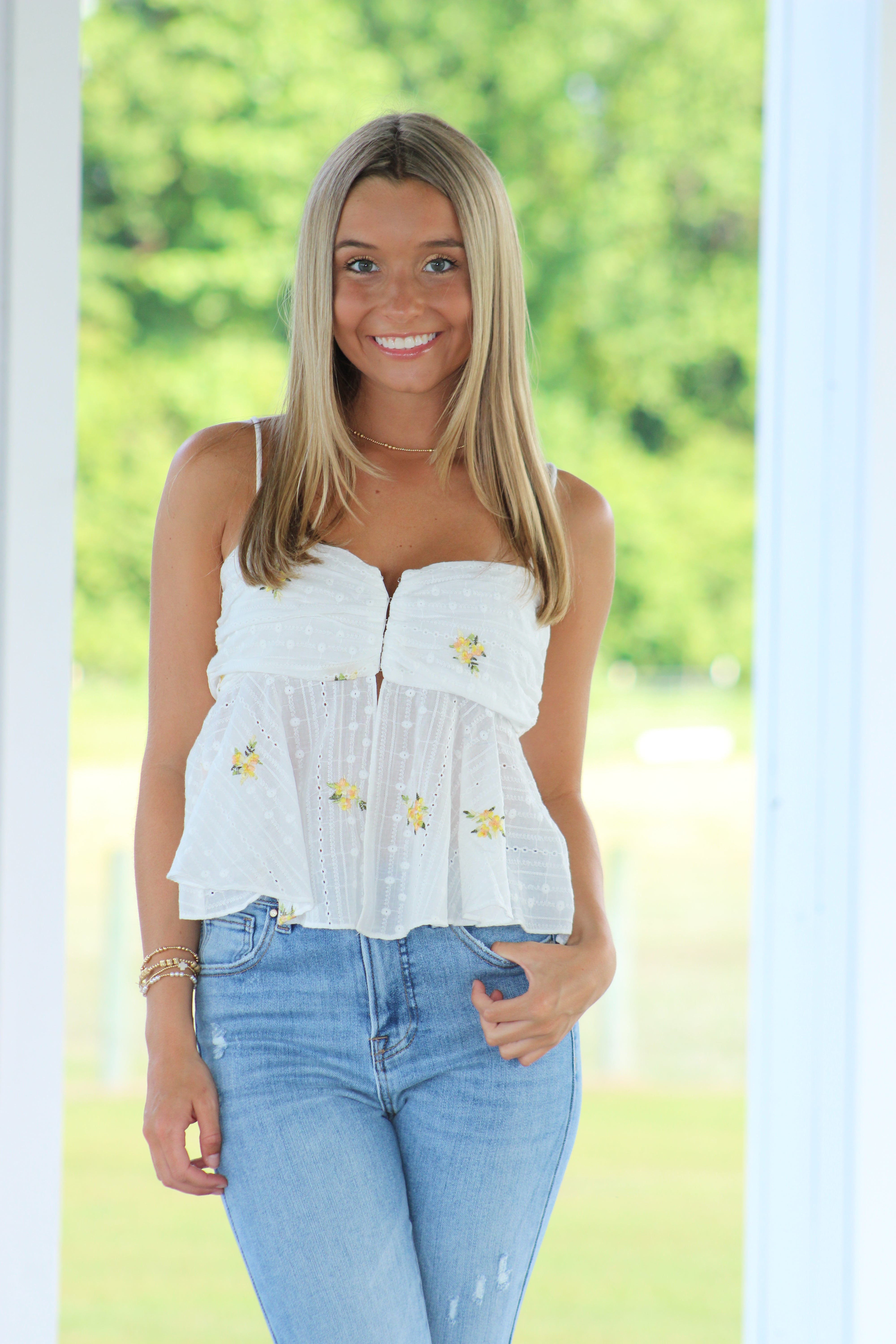 Lilly Top - White