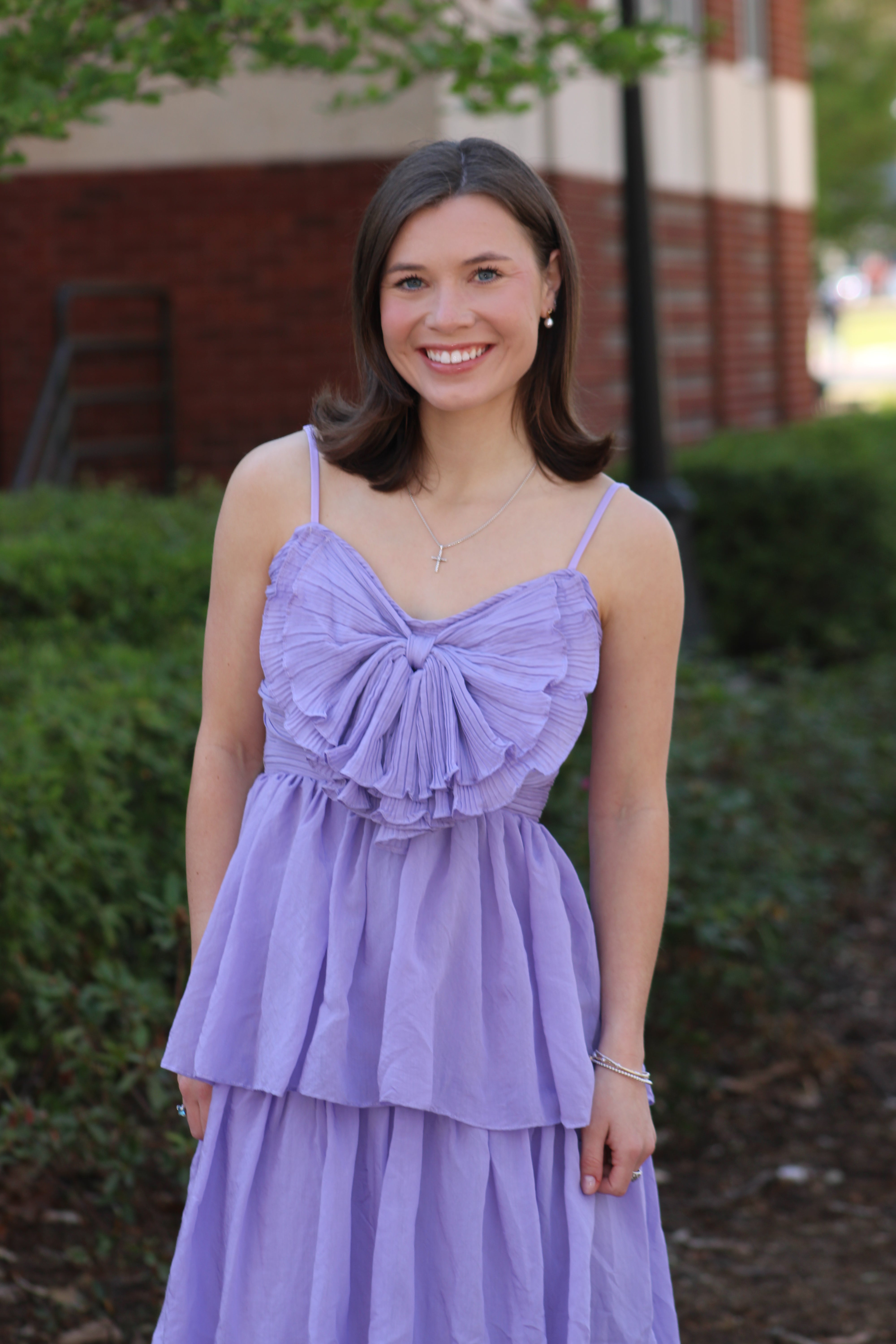Lavender Haze Maxi Tiered Dress - Lilac