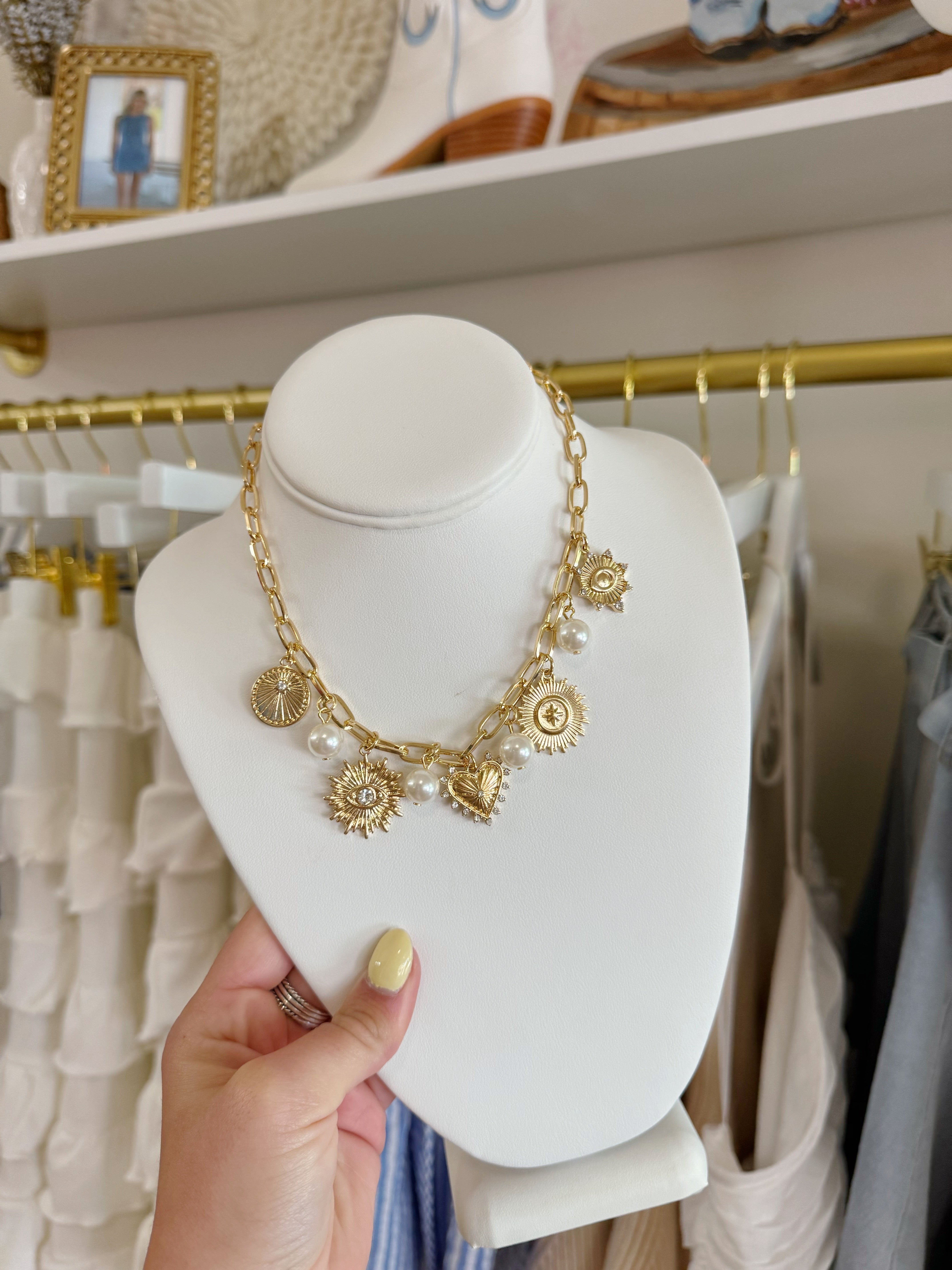 Carlee Charm Necklace