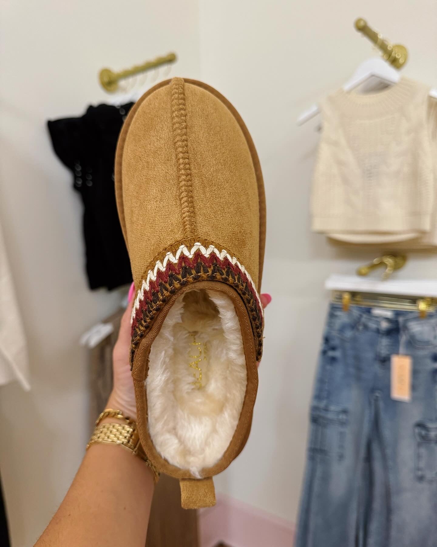 Storm Lounge Mule - Chestnut