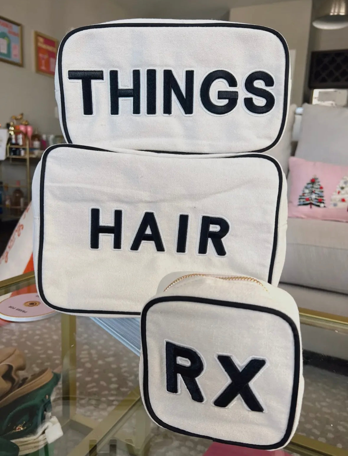 Things Large Canvas Bag