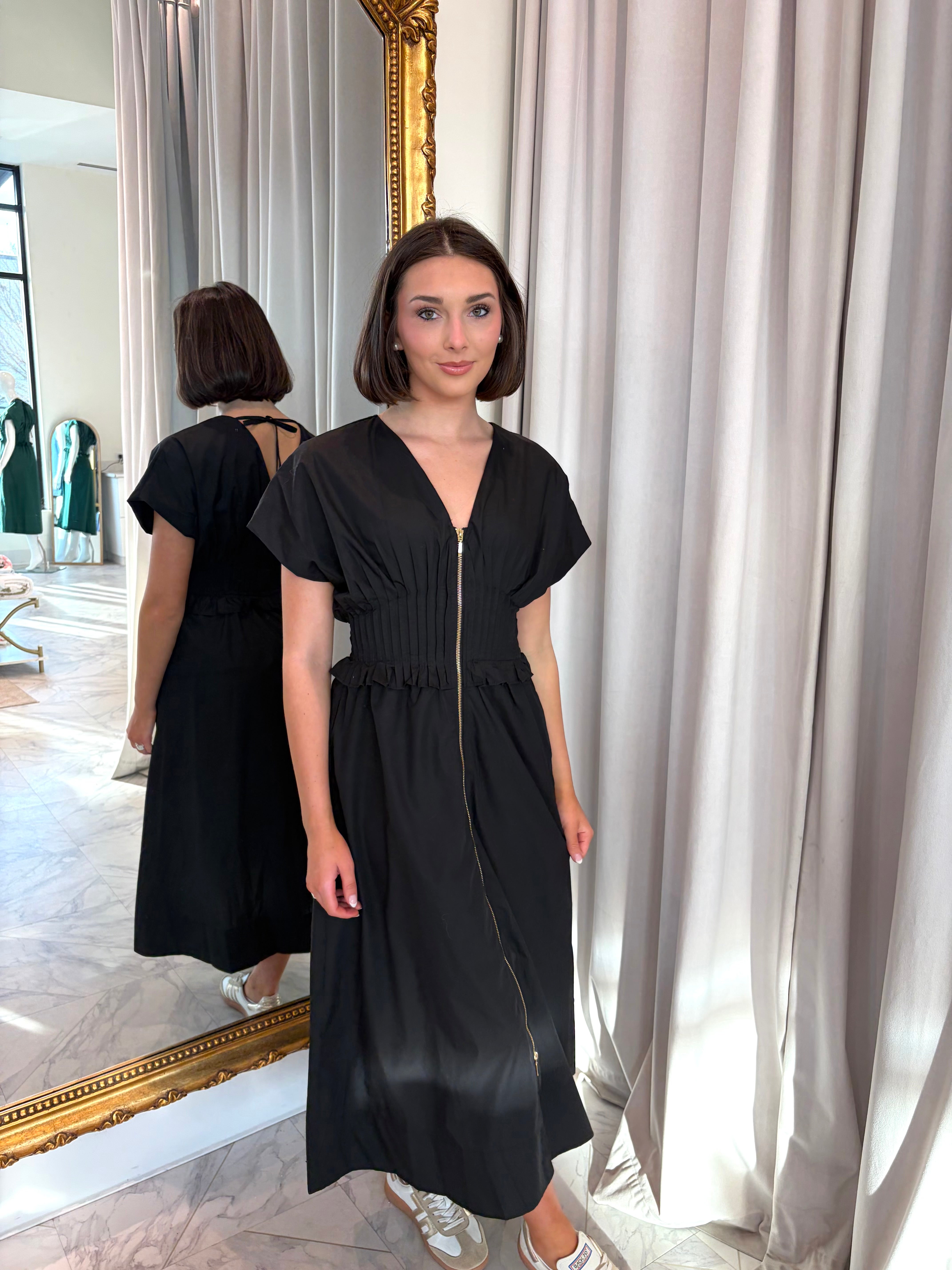 Effortless Midi Dress - Black