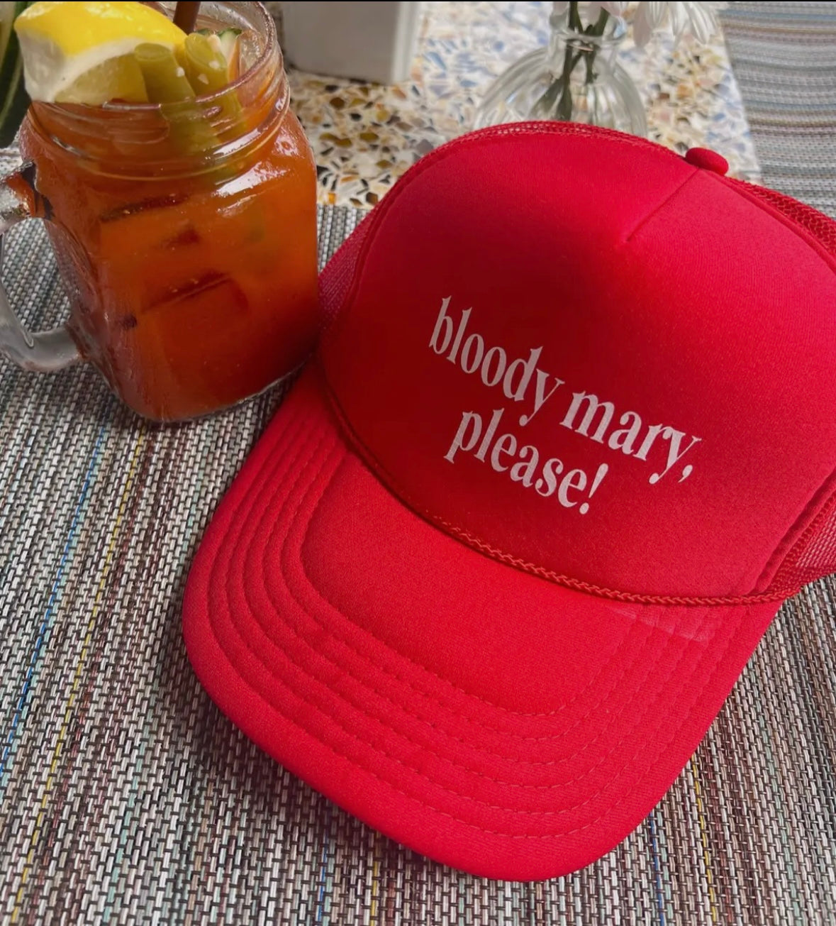 Bloody Mary, Please Trucker Hat