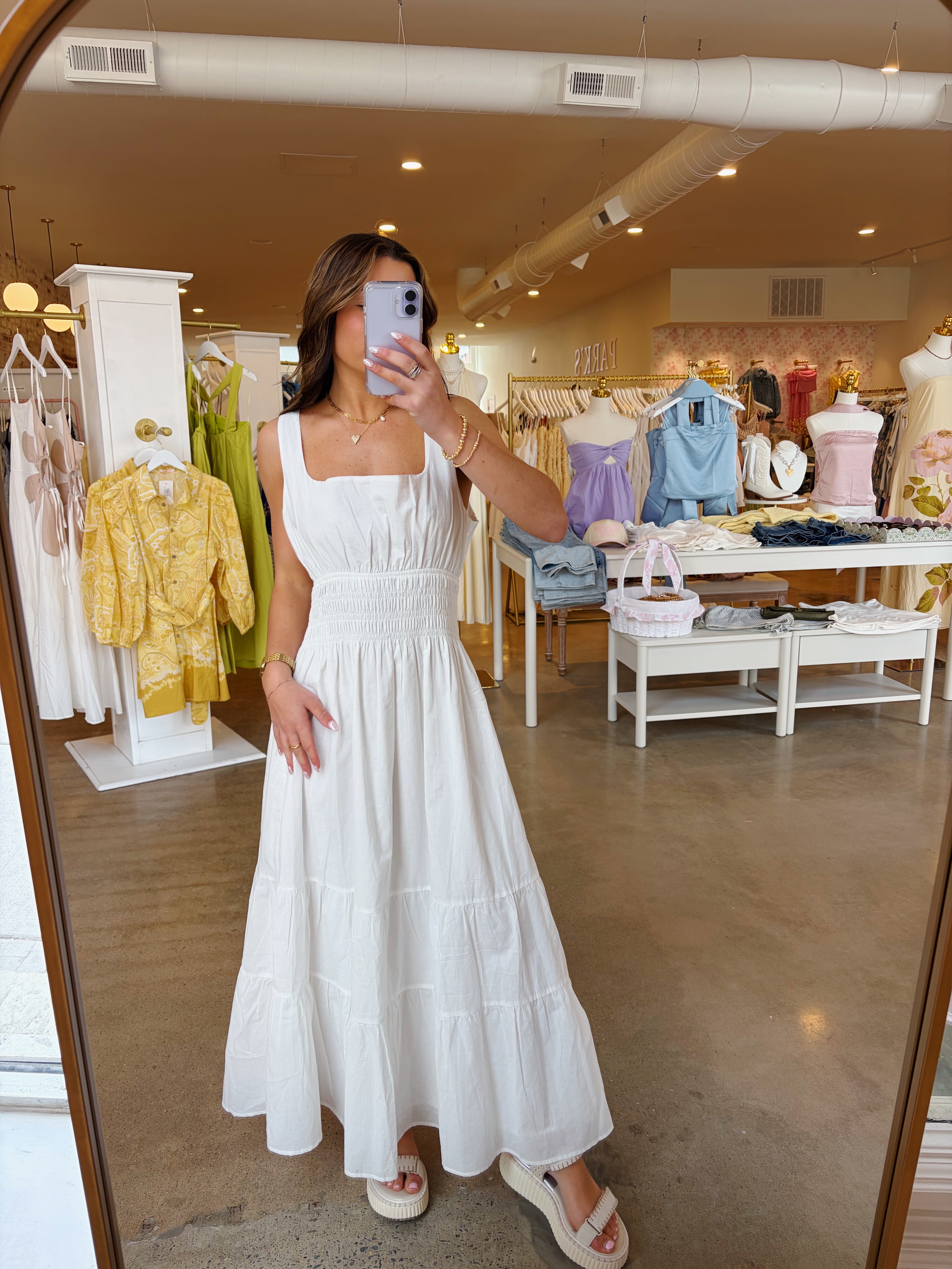 Zoe Maxi Dress - White