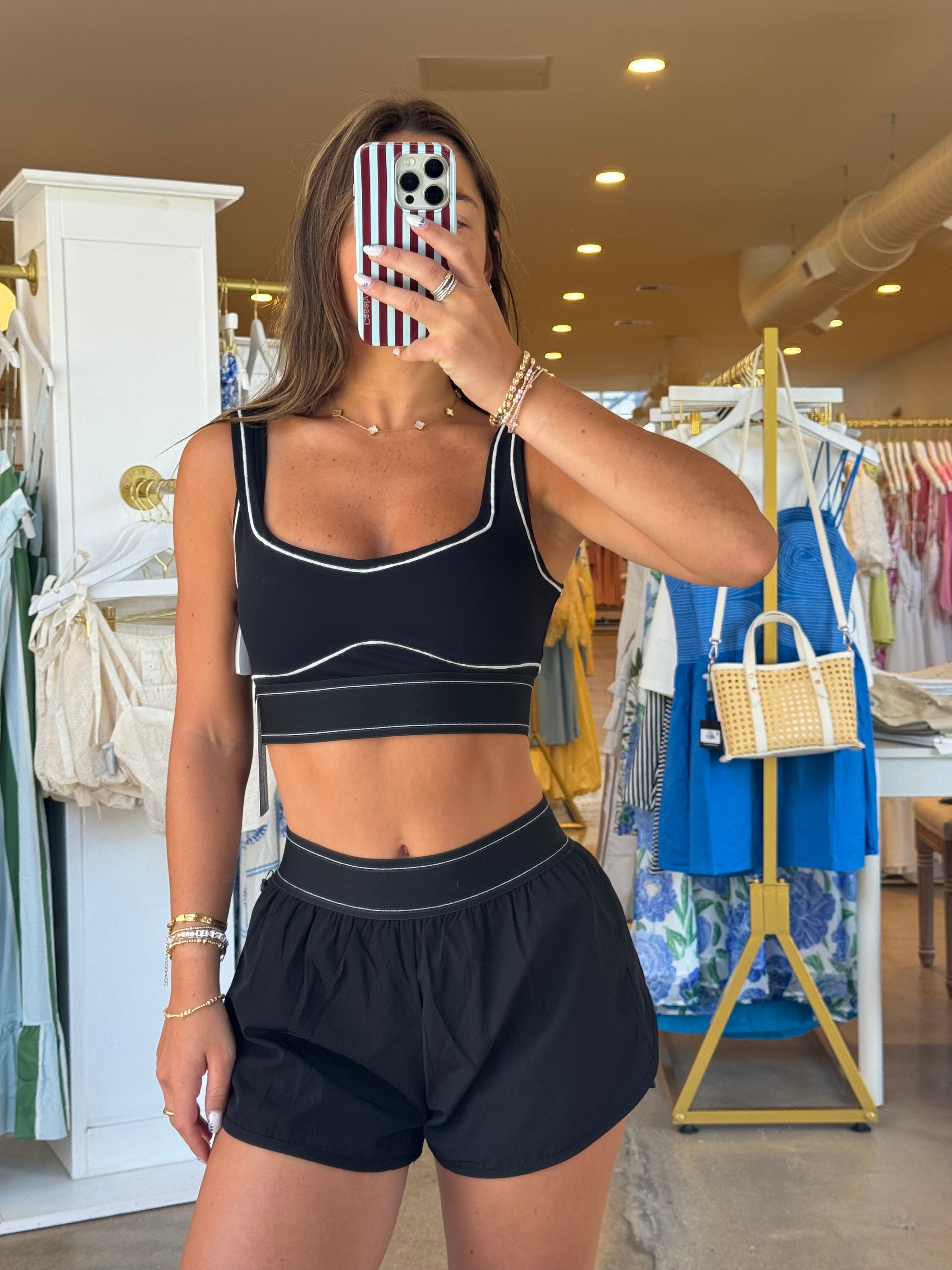 Run Along Active Skort - Black