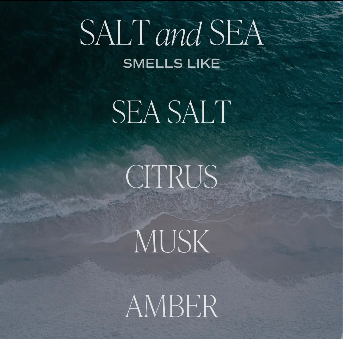 Salt and Sea 9oz Soy Candle