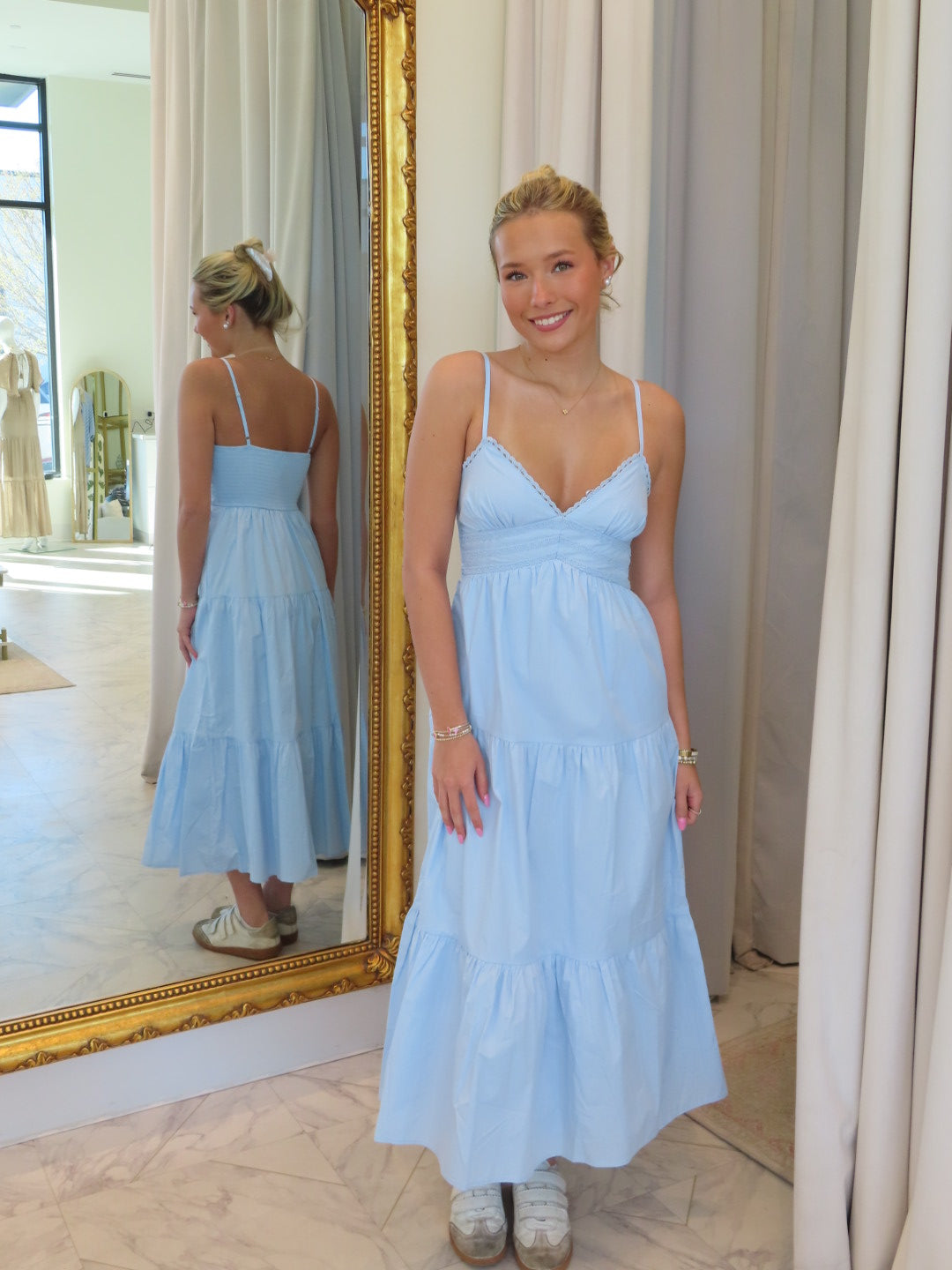 Sami Maxi Dress - Blue