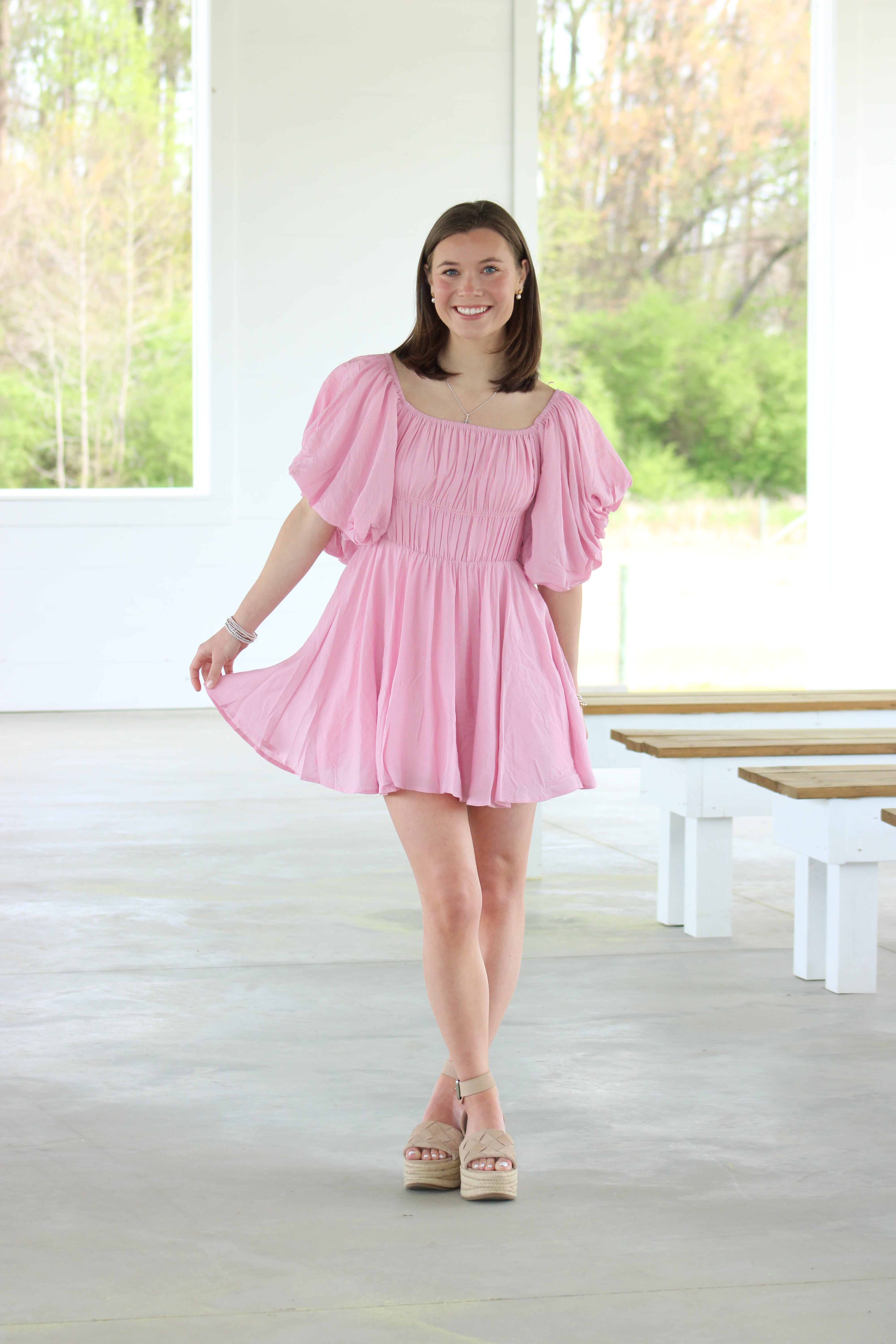 Sugarland Mini Dress - Light Pink