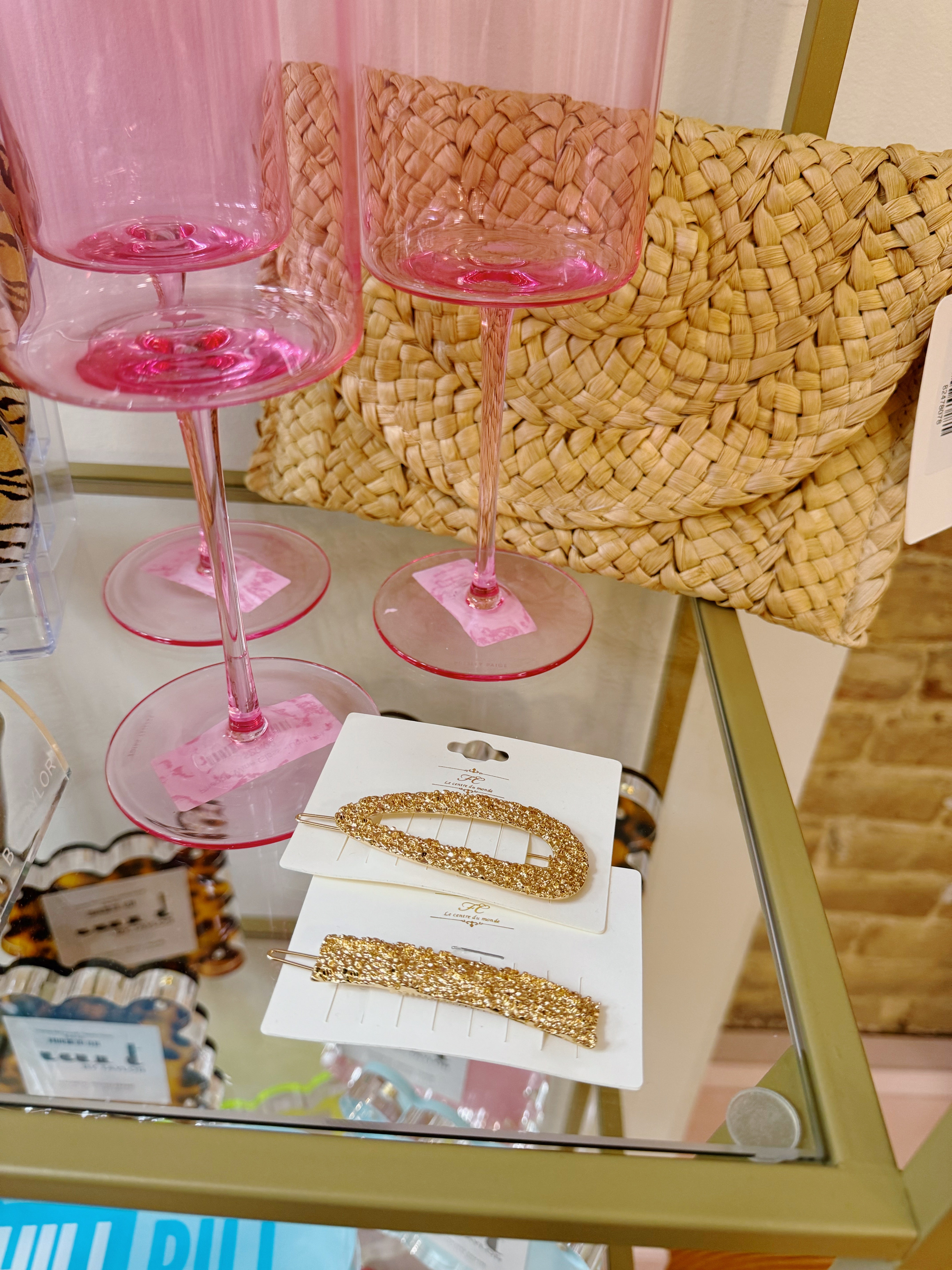 Barcelona Hair Barrette - Gold