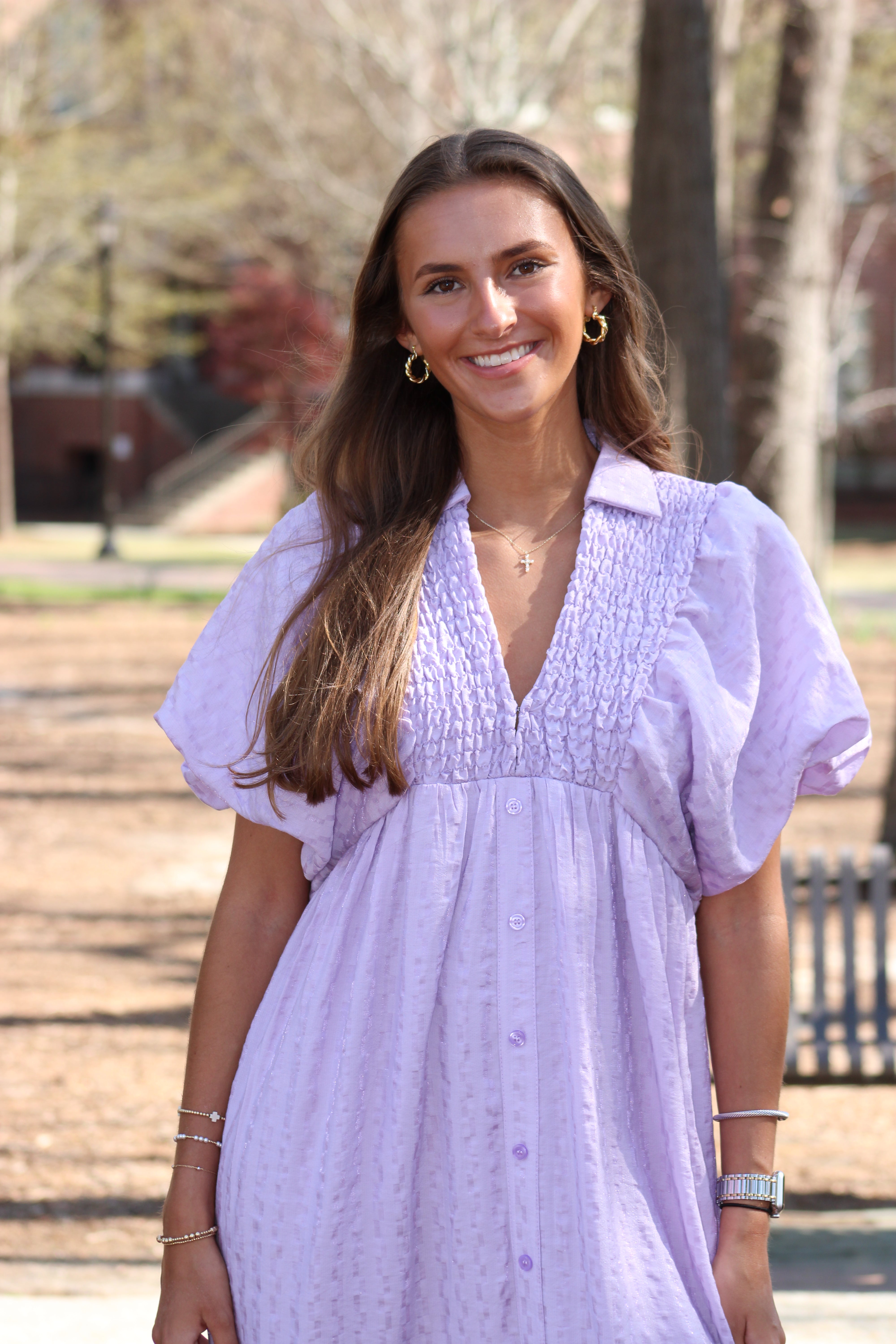 Places To Be Midi Dress - Lavender