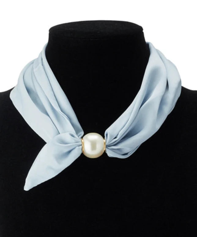 Silky Pearl Magnetic Scarf Necklace (5 colors)