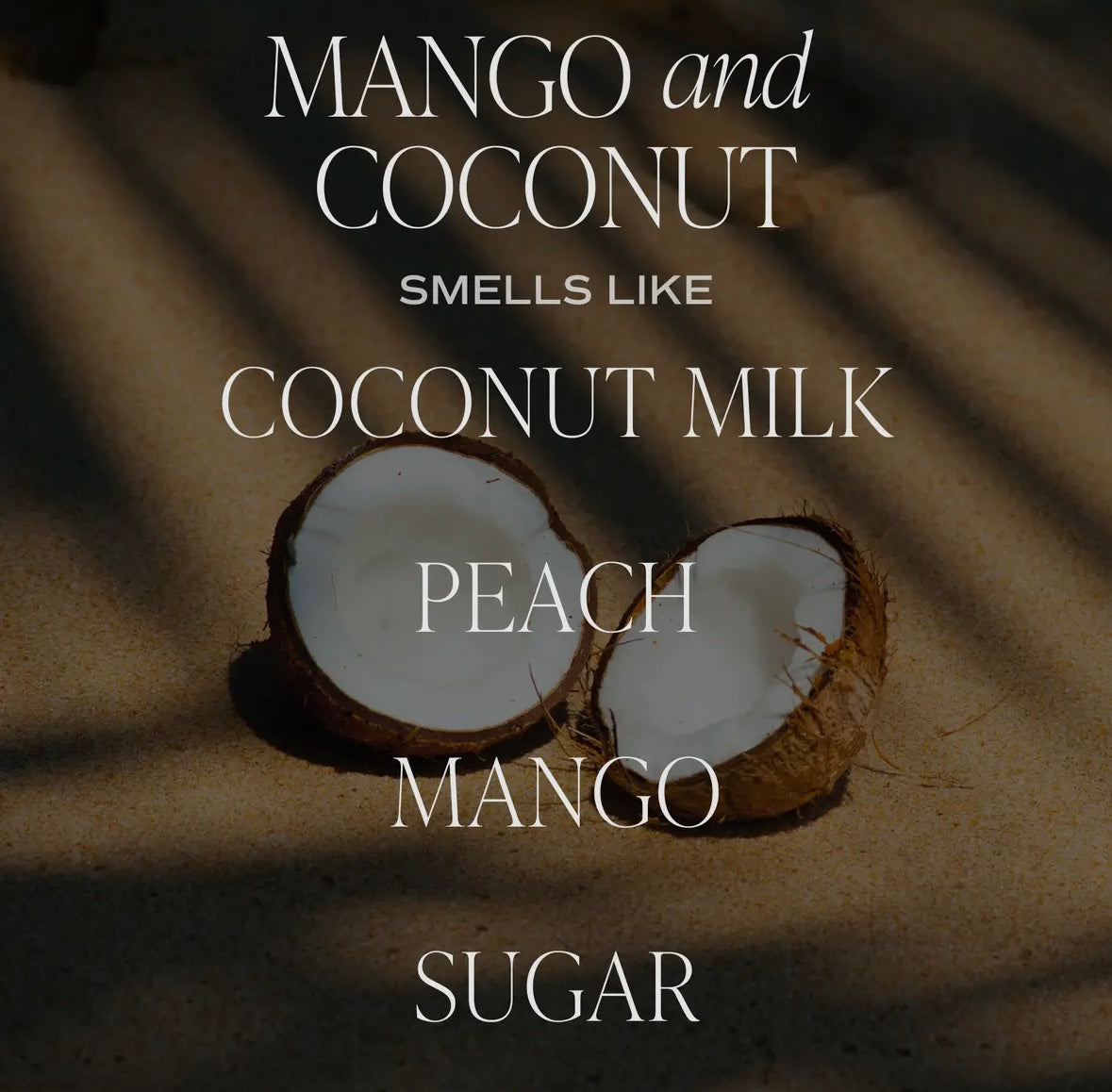 Mango and Coconut 9oz Soy Candle