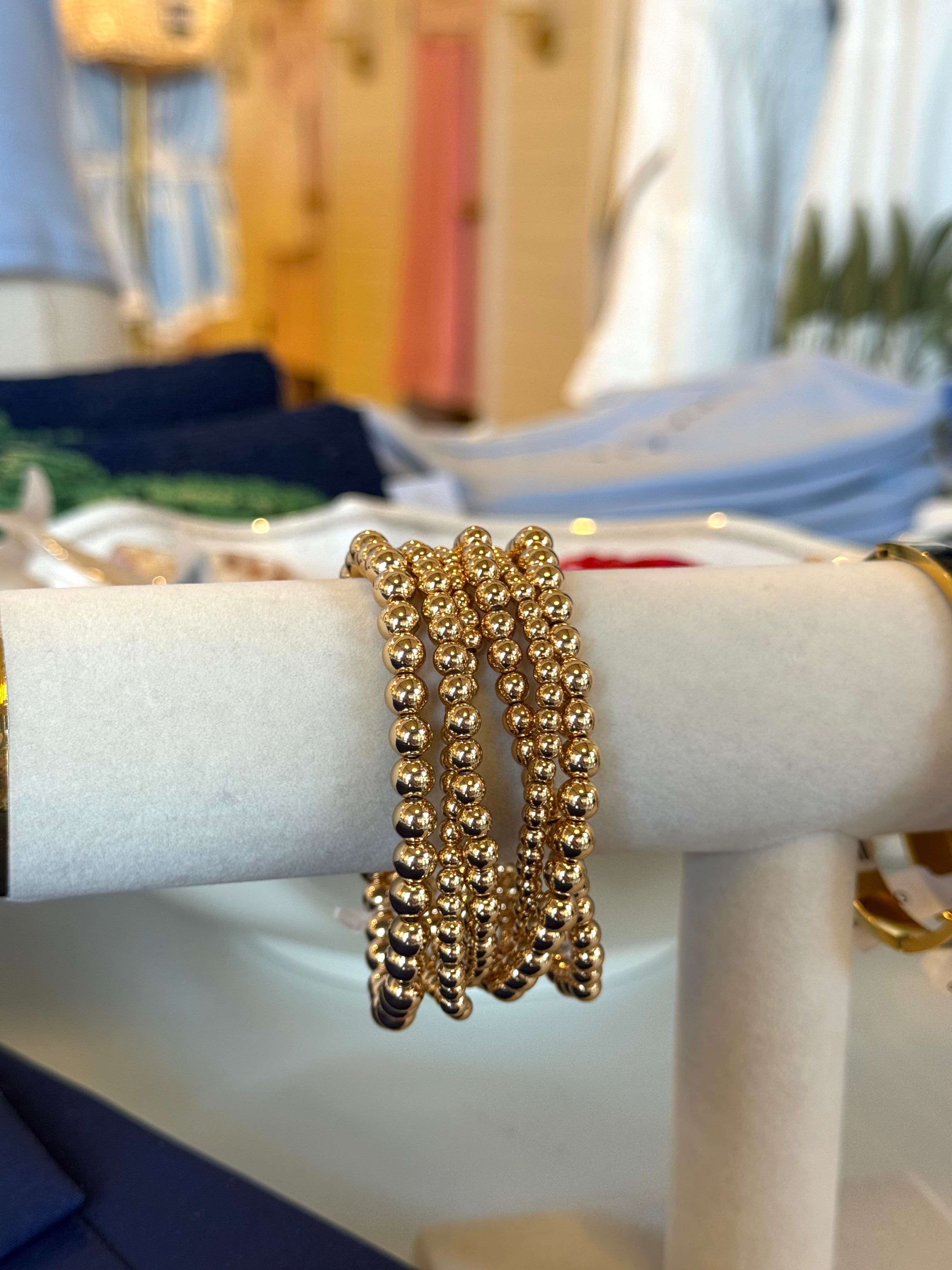 6 Row Beaded Bracelet Set