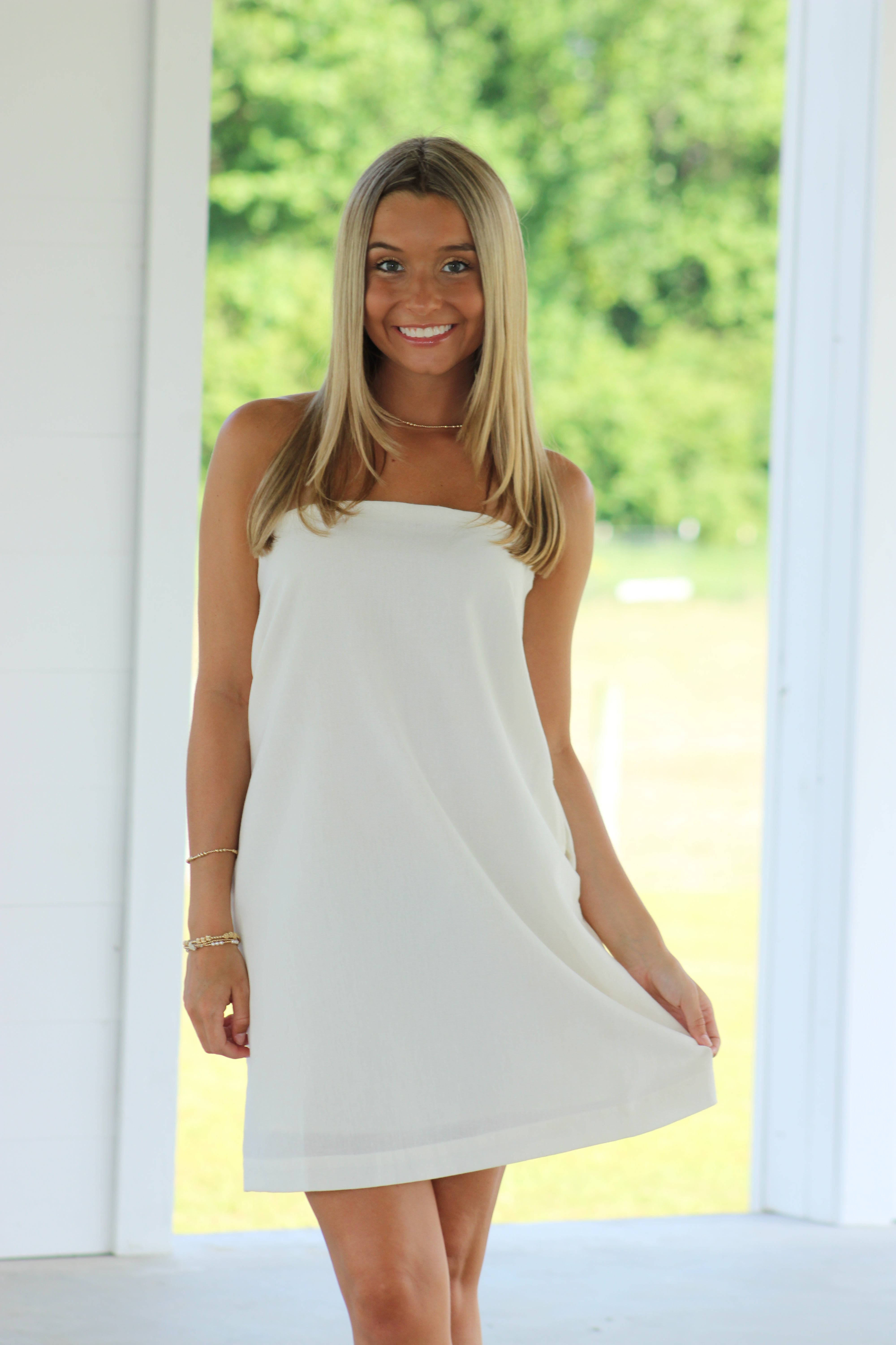 Party Time Mini Dress - Off White