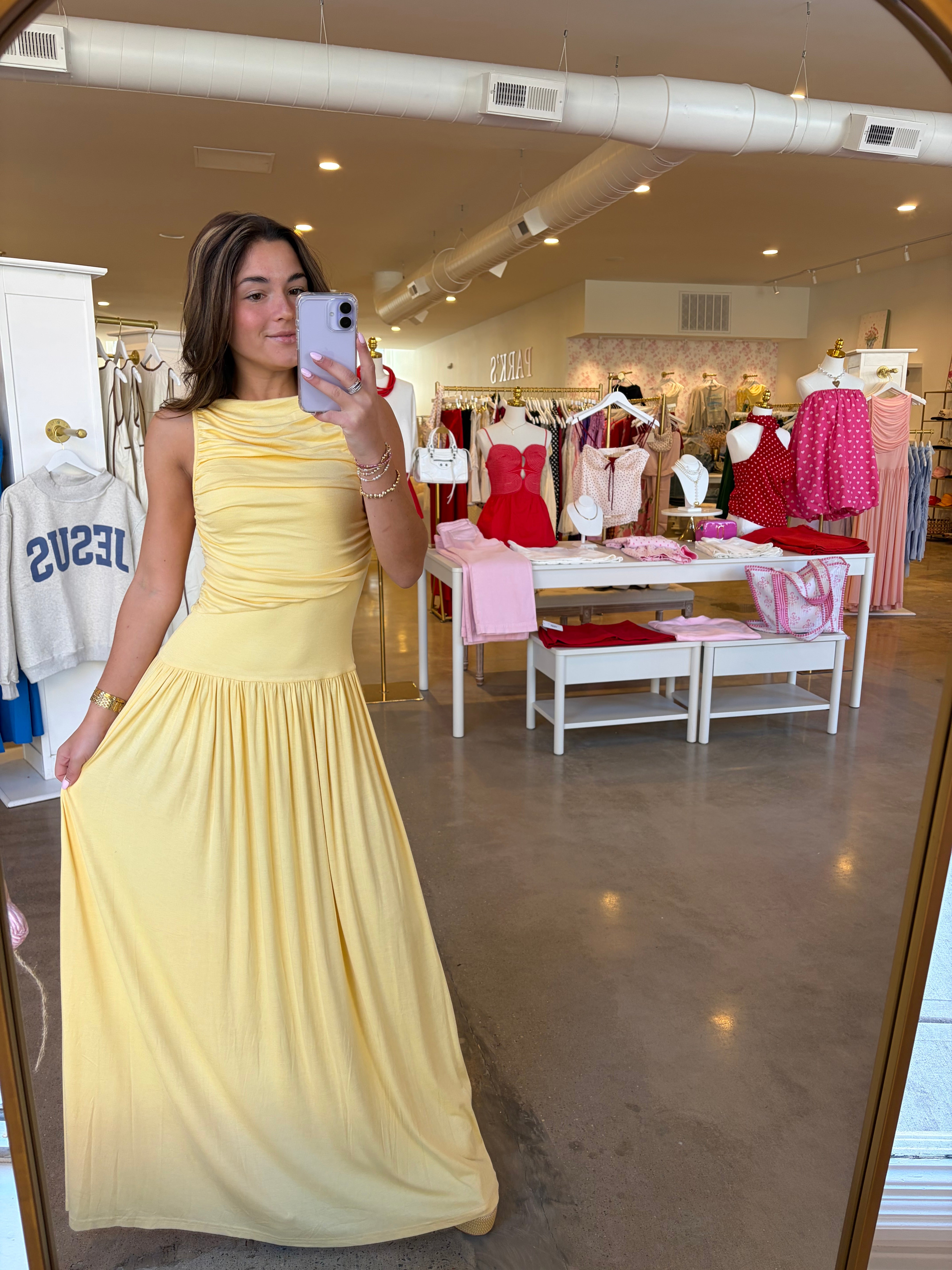 All At Once Maxi Dress - Butter