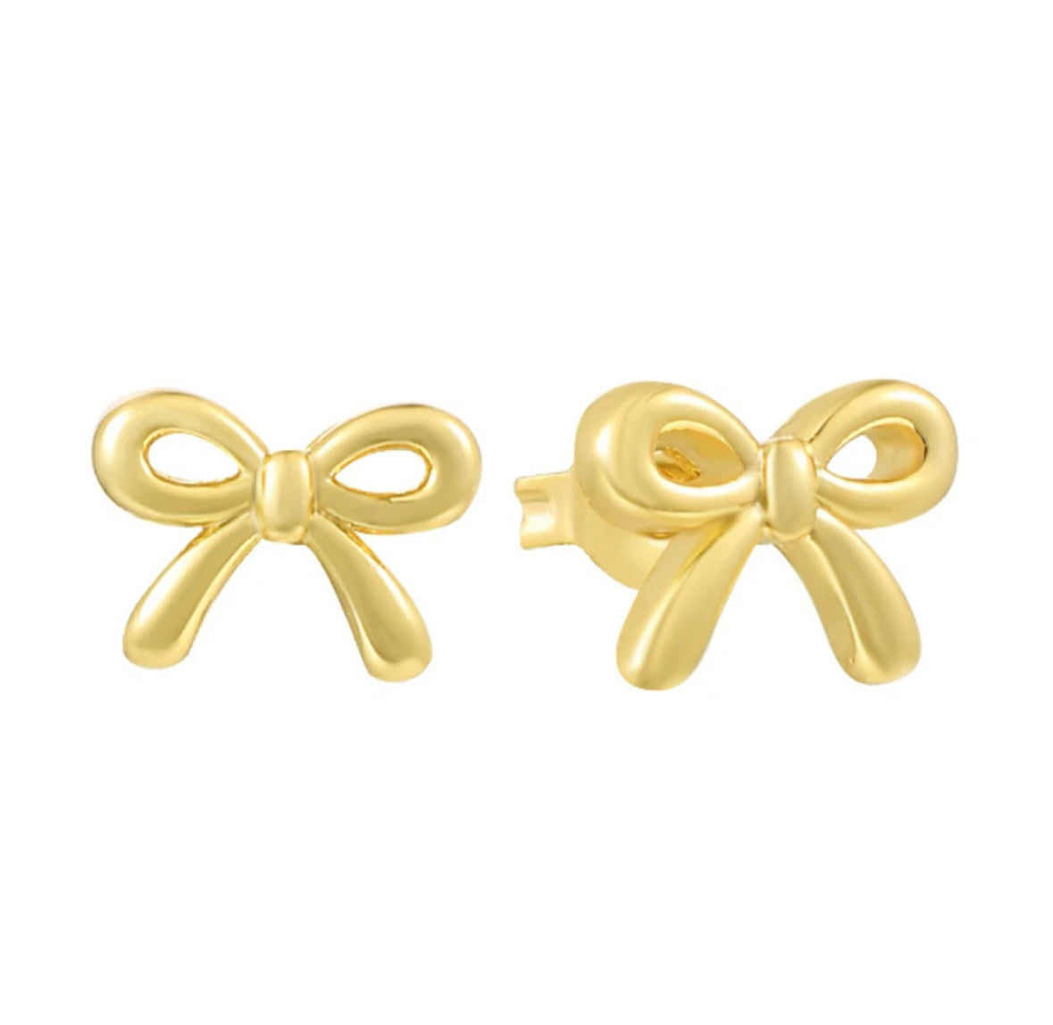Ribbon Stud Earrings