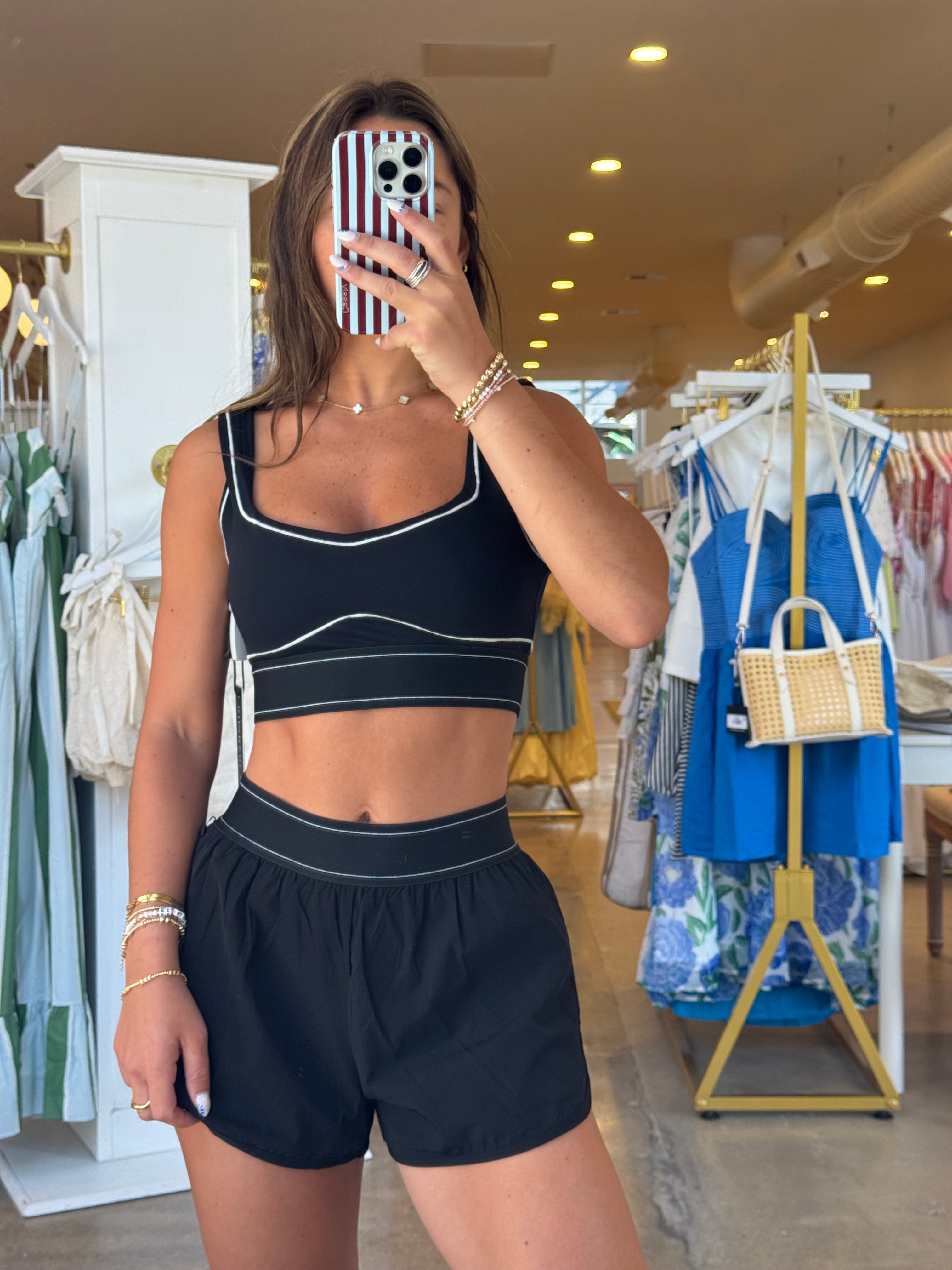 Run Along Active Skort - Black