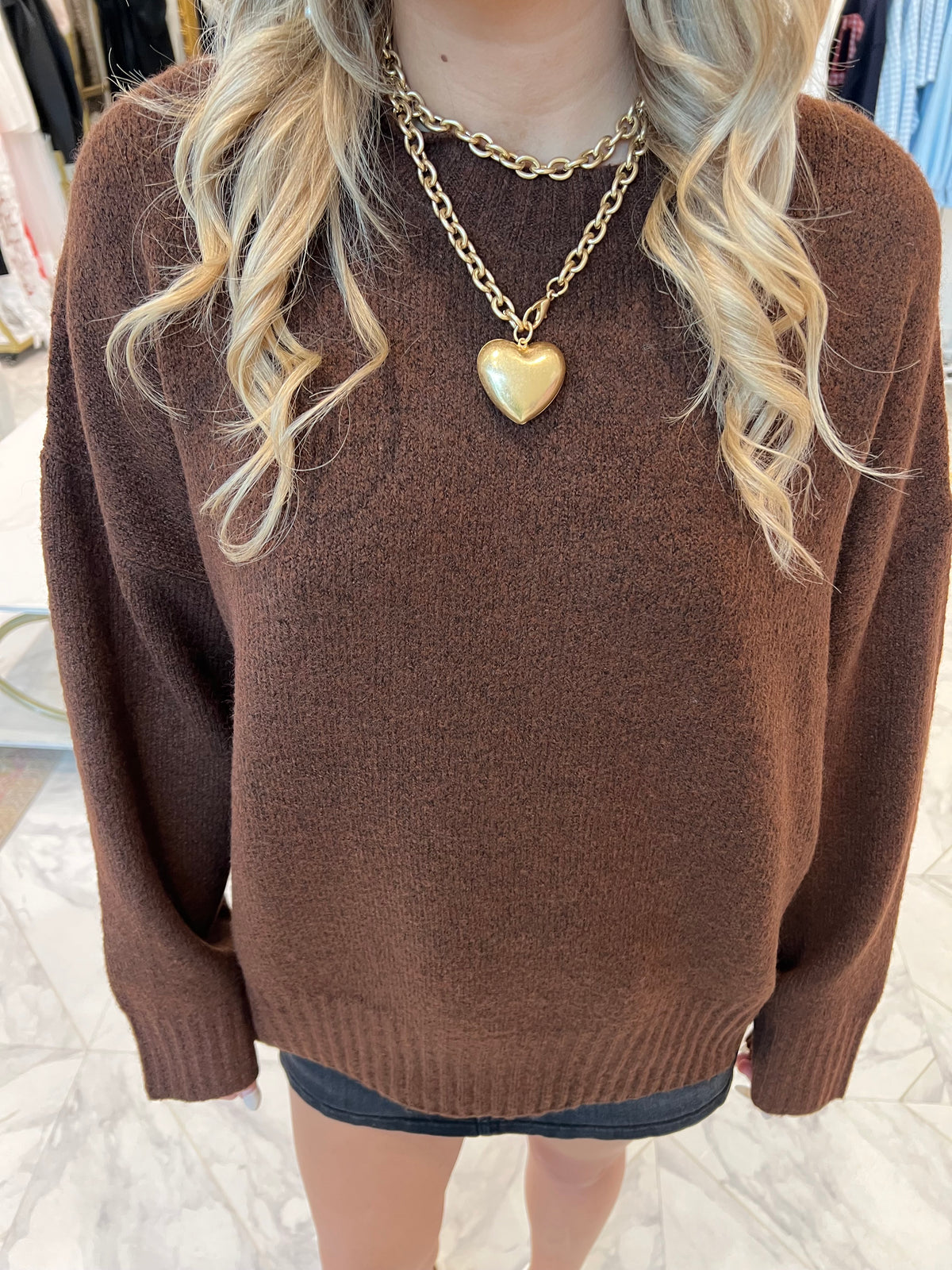 Nikki Sweater - Brown