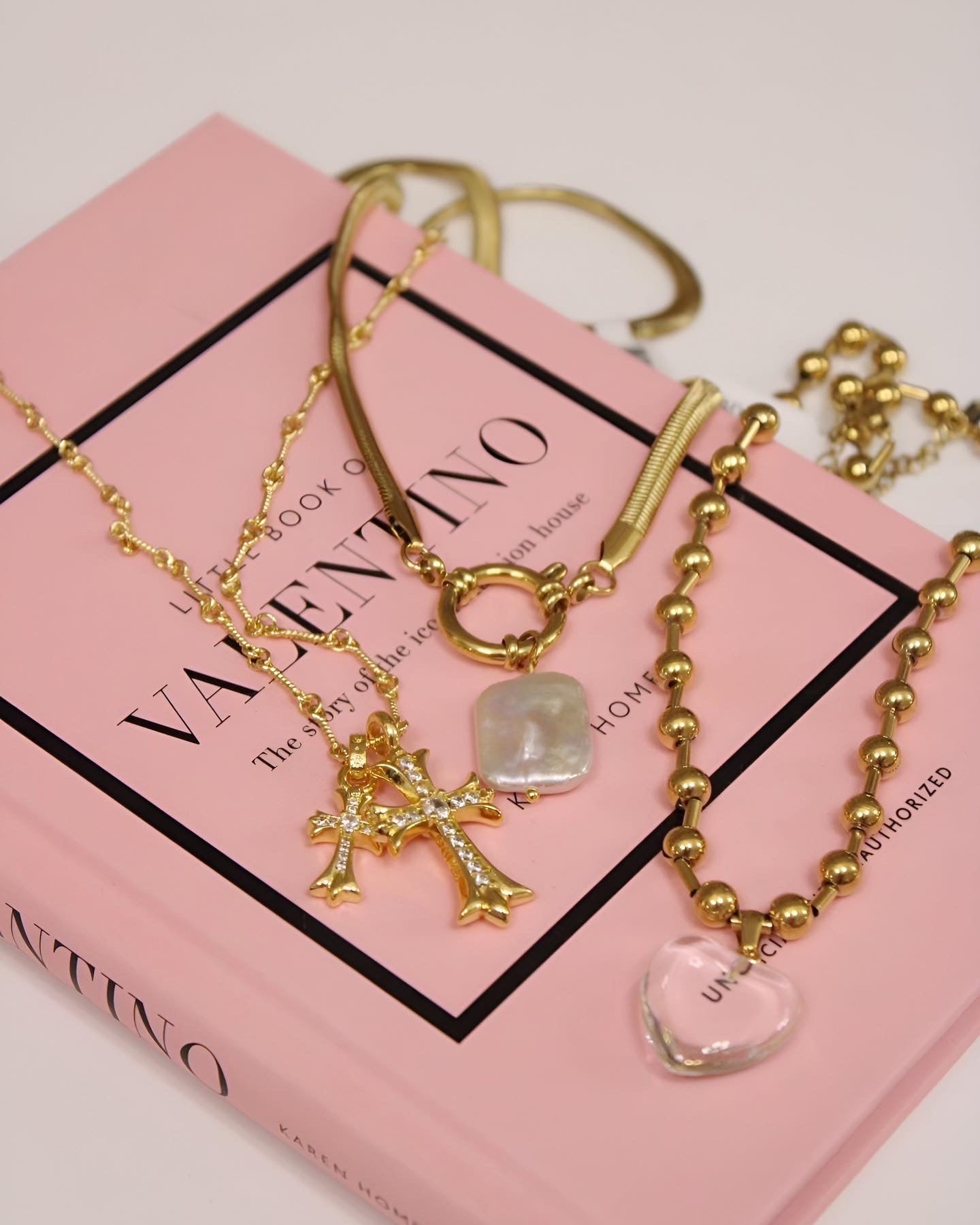 Clear Heart Necklace