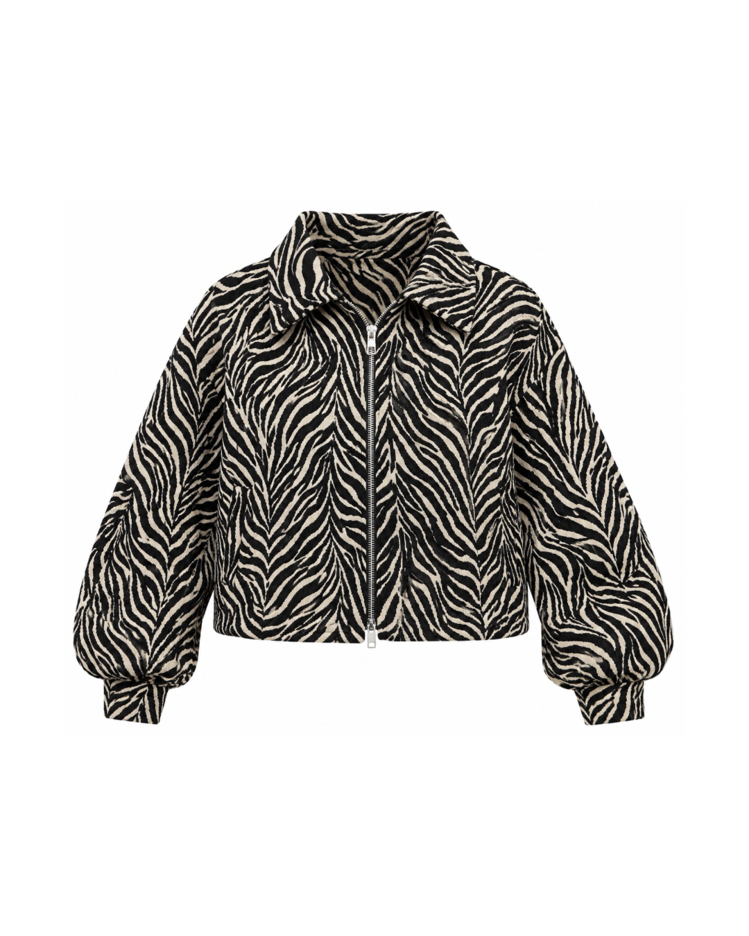 Olsen Jacquard Jacket - Zebra