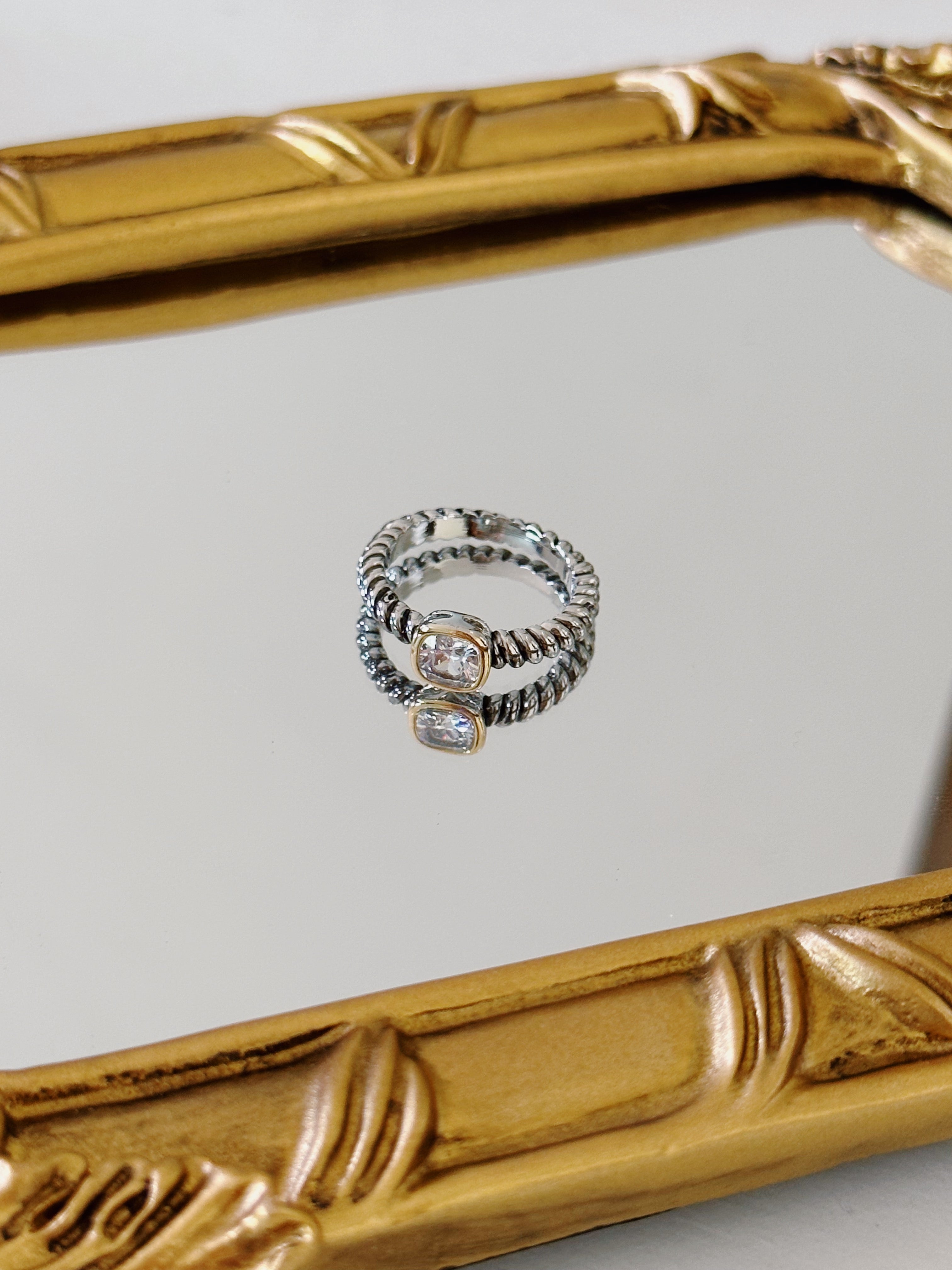Mini Clear Stone Ring
