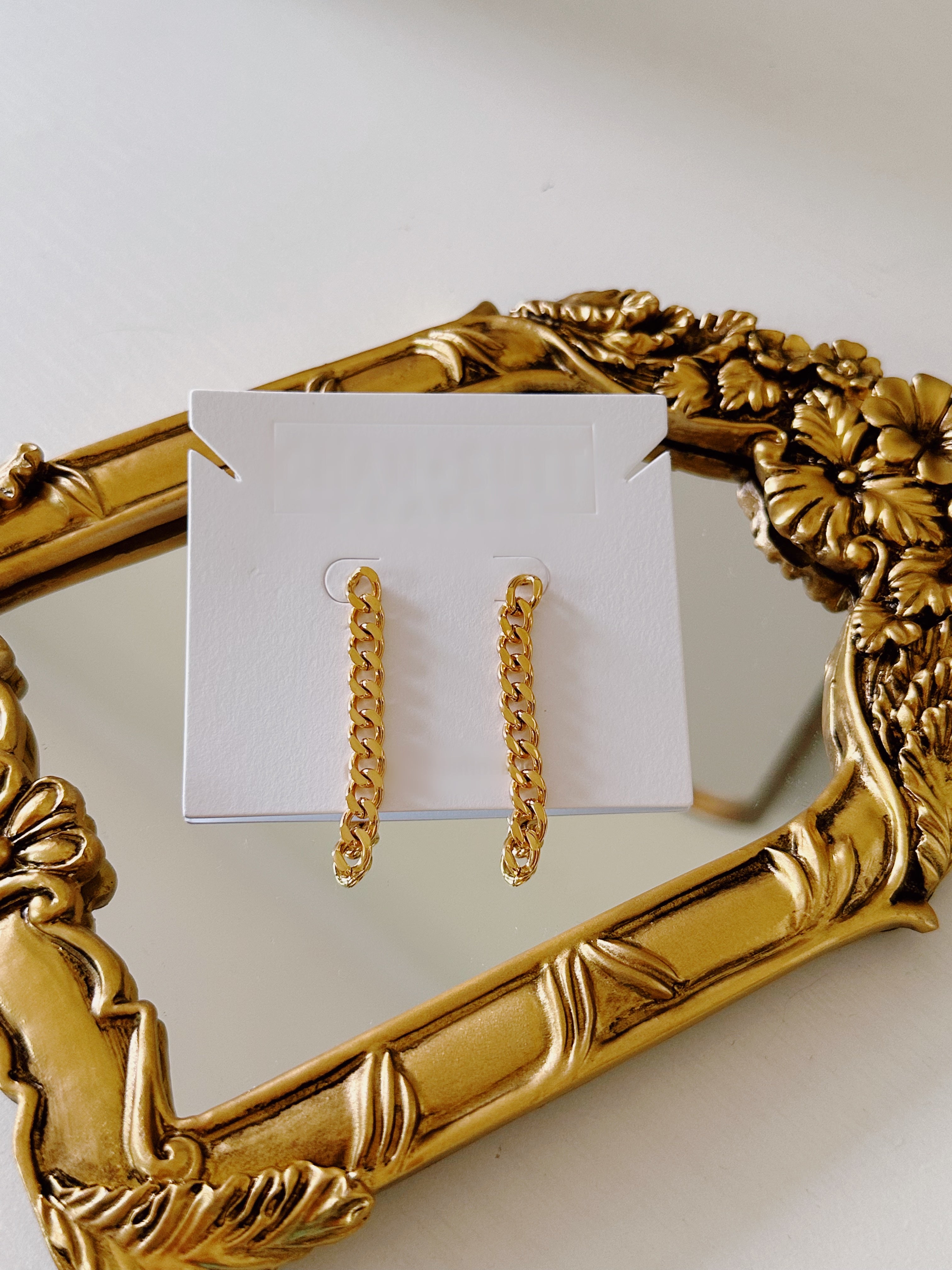 XL Paperclip Earrings - Water Resistant