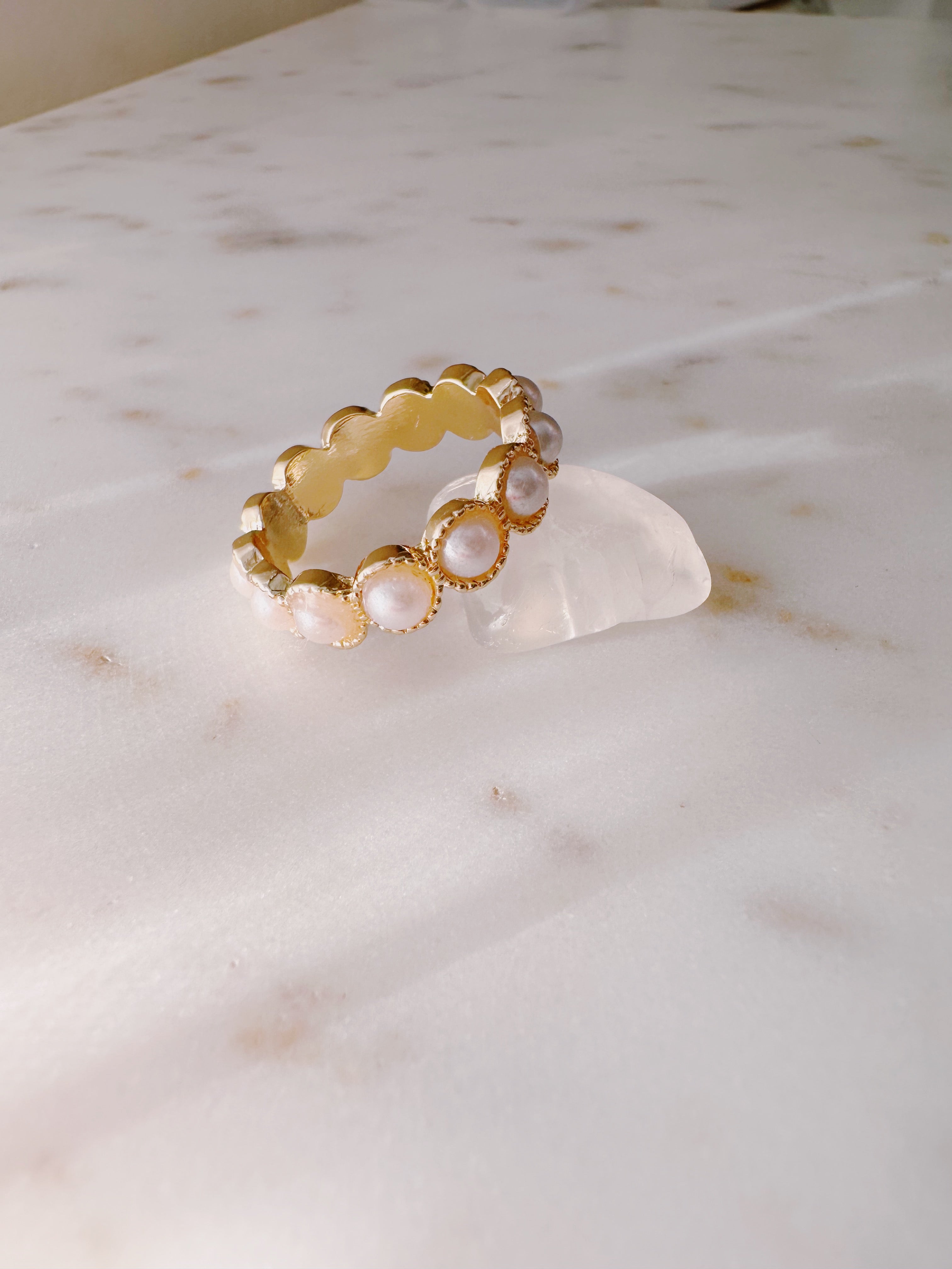 Pearl Stack Ring