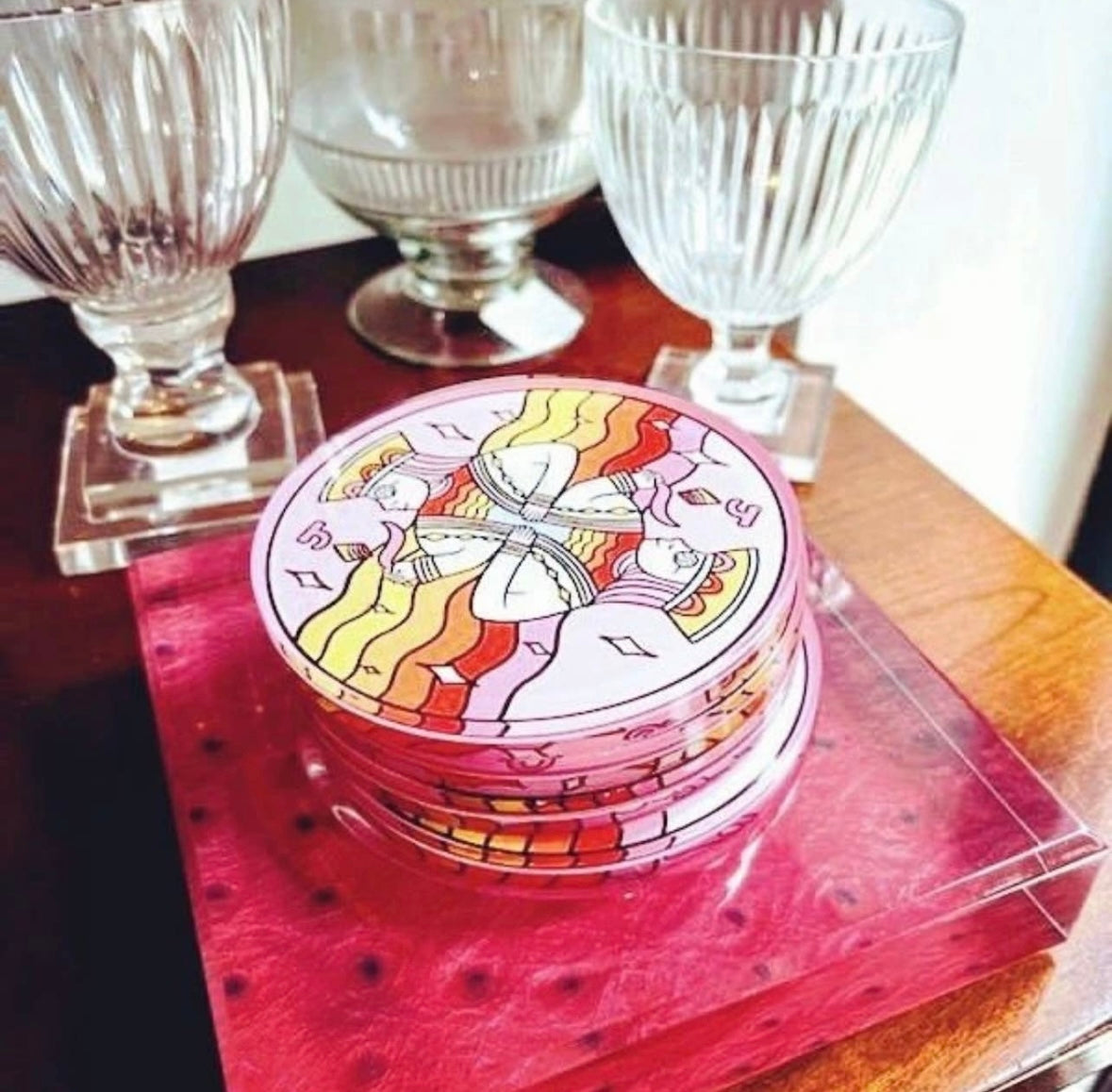 Royal Flush Coasters - (set of 4)
