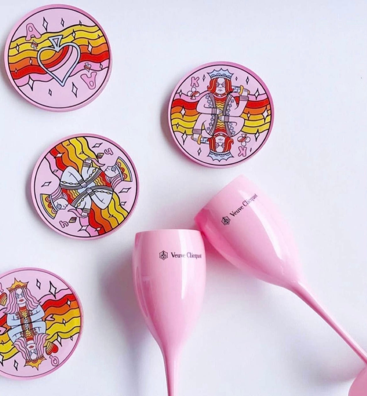 Royal Flush Coasters - (set of 4)