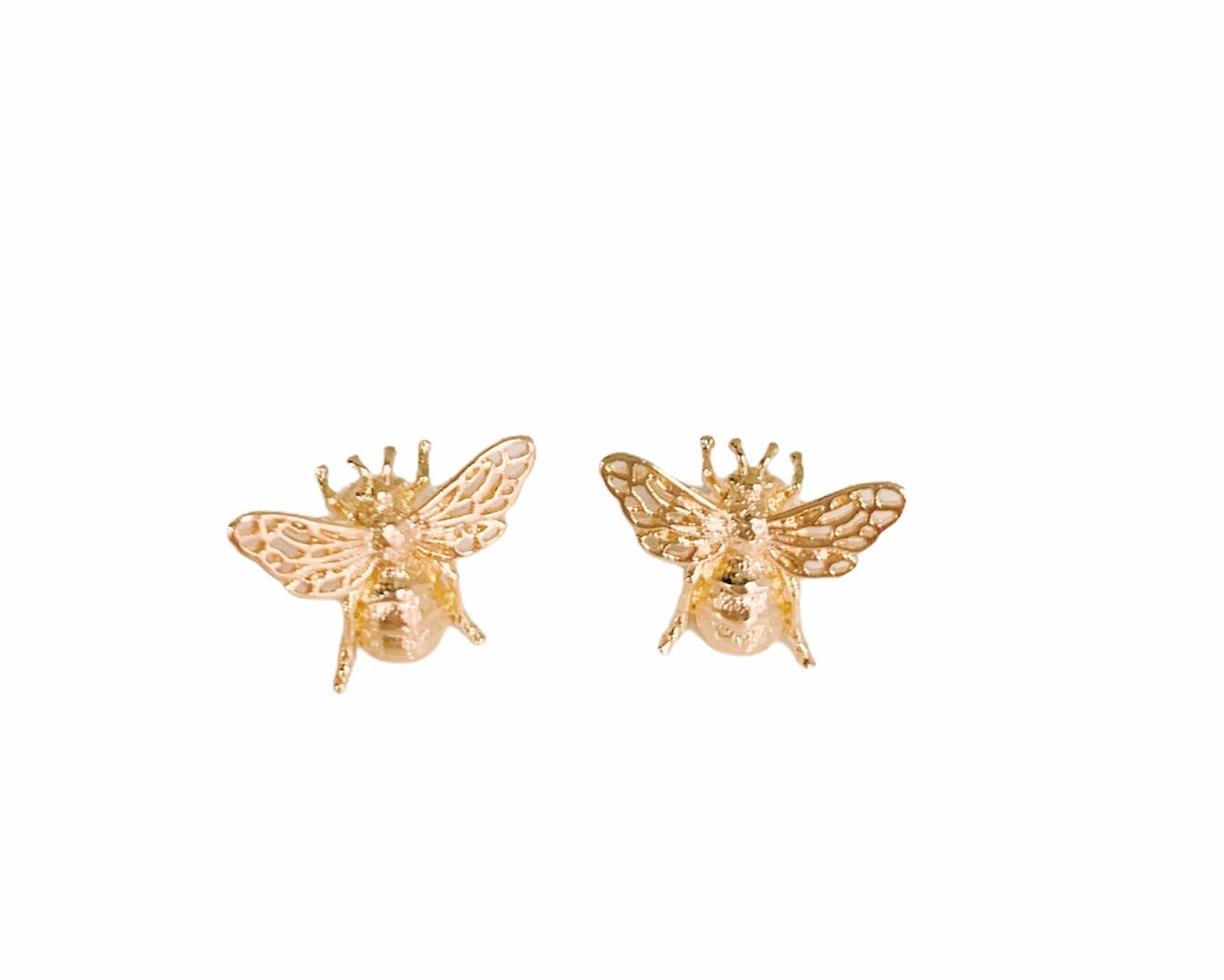 Honey Bee Studs - Gold